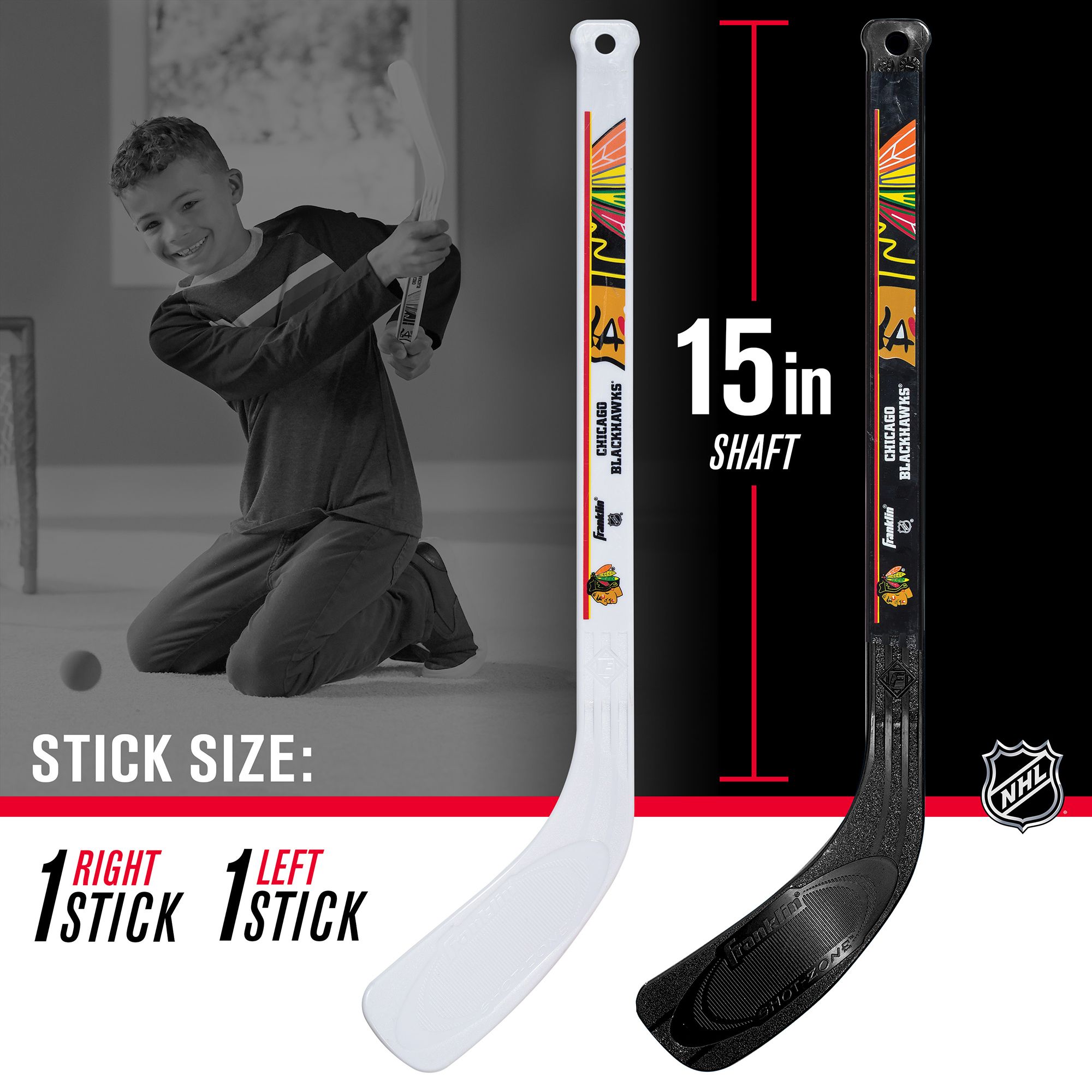 Franklin NHL Team Mini Knee Hockey Set product image