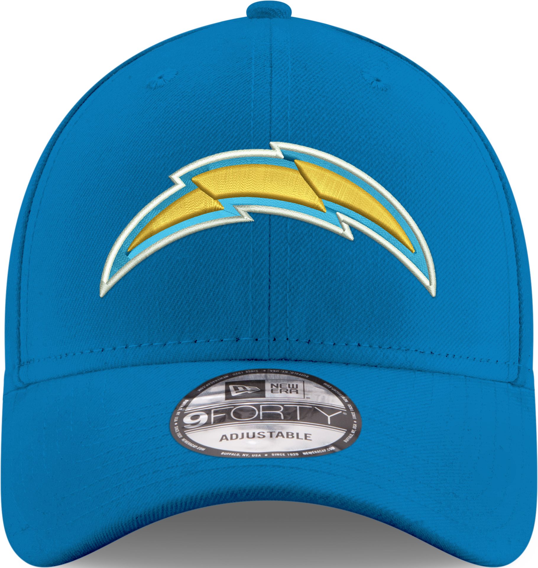 New Era Men's Los Angeles Chargers Blue League 9Forty Adjustable Hat