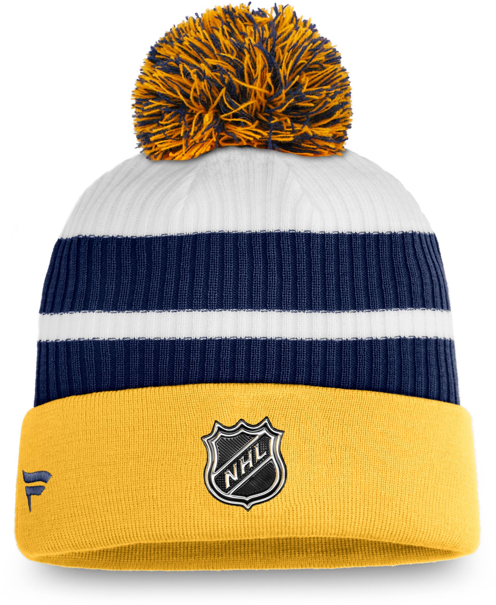 NHL Men's Nashville Predators Gold Special Edition Knit Pom Beanie product image