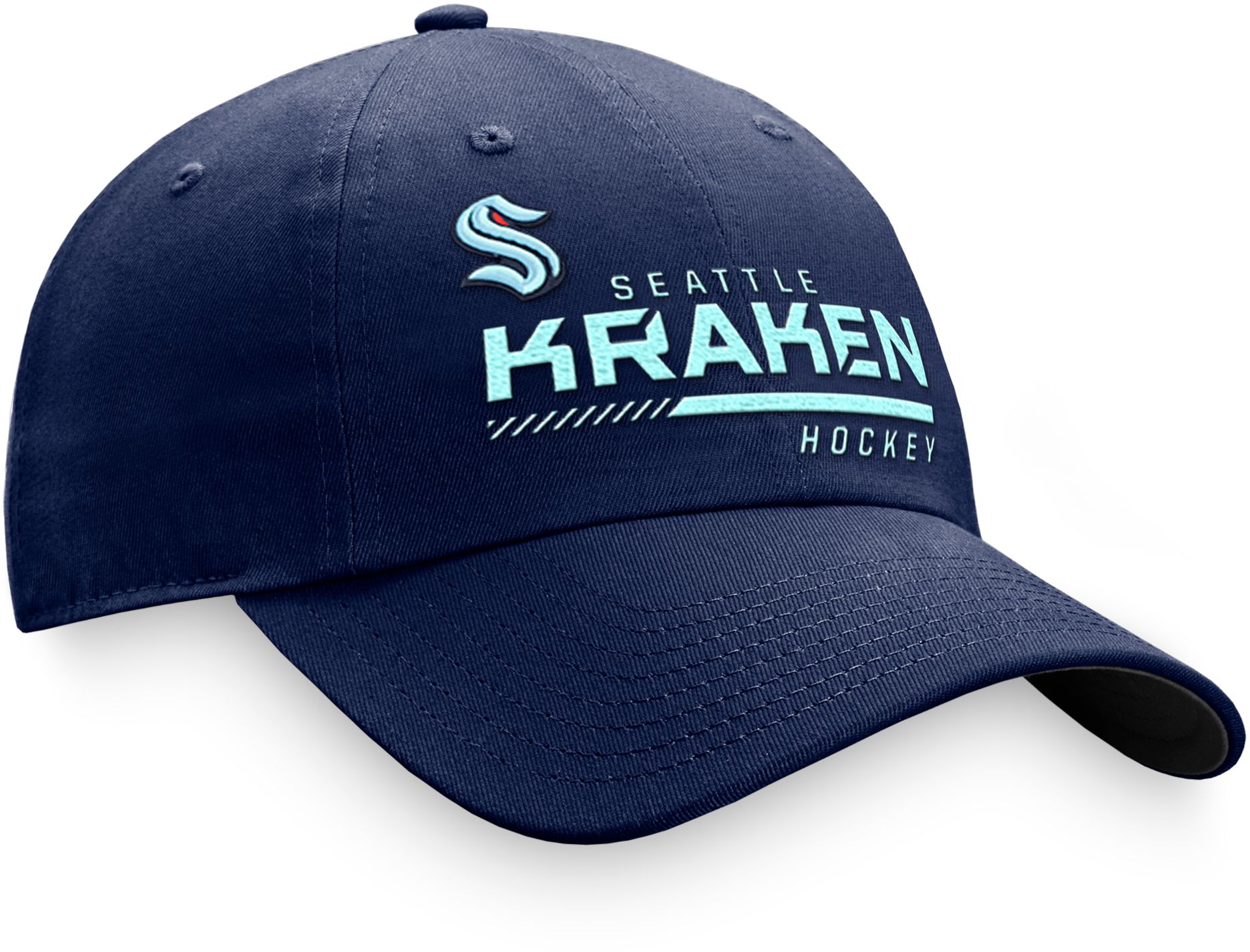NHL Seattle Kraken Authentic Pro Locker Room Navy Adjustable Hat product image