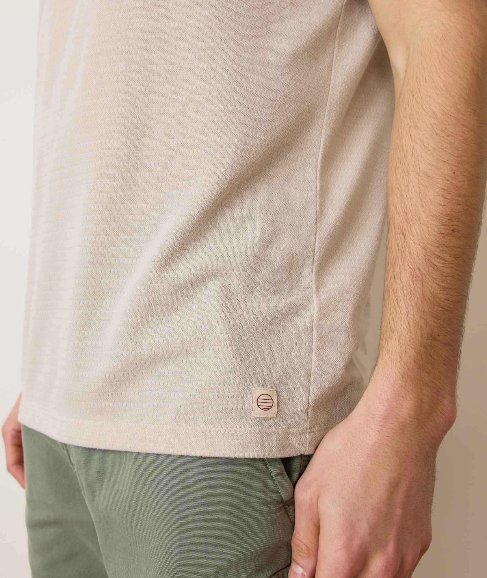 Marine Layer Mens' M Signature Crew Stripe Short Sleeve T-Shirt product image