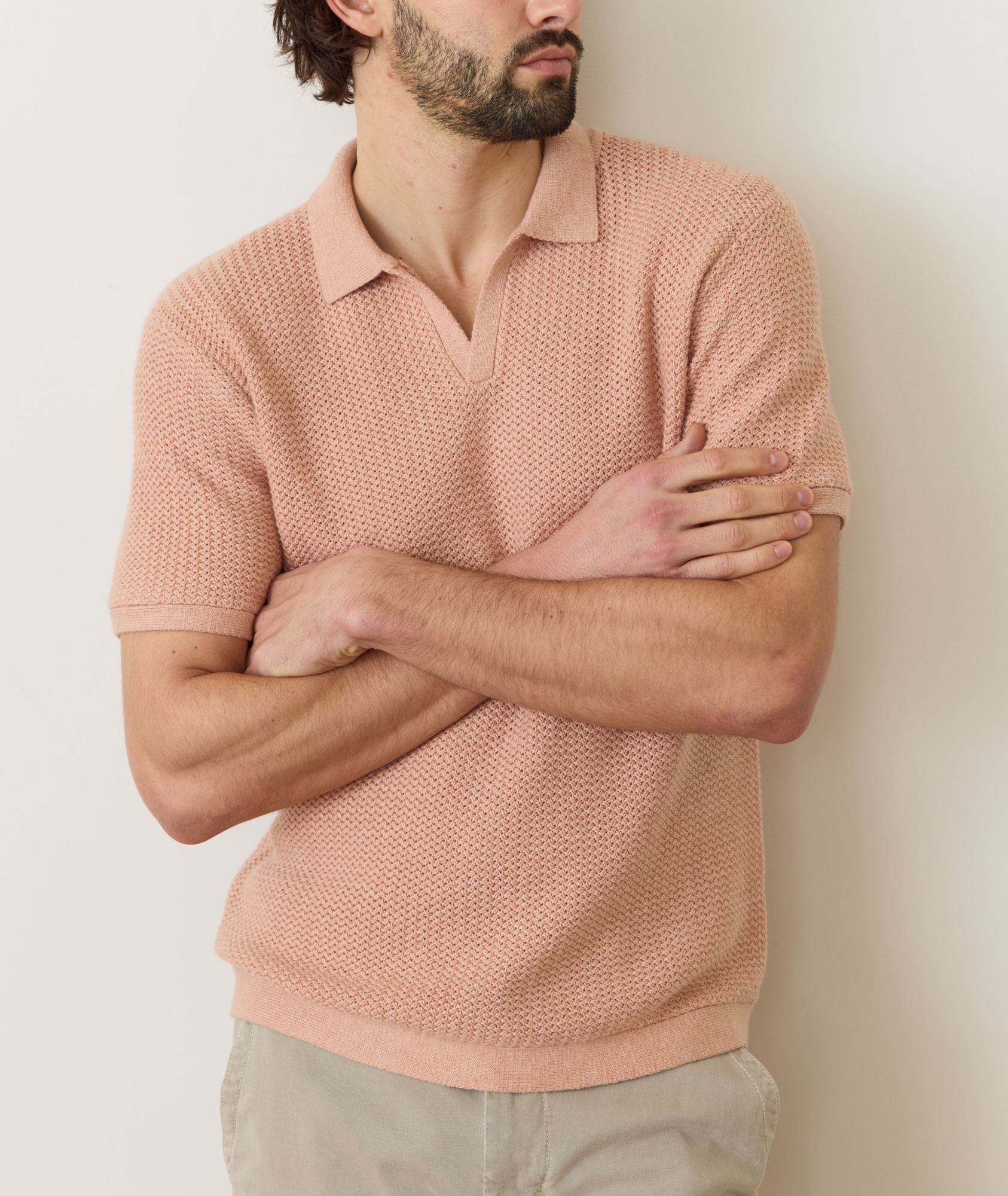 Marine Layer Men's Conrad Short Sleeve Sweater Polo product image