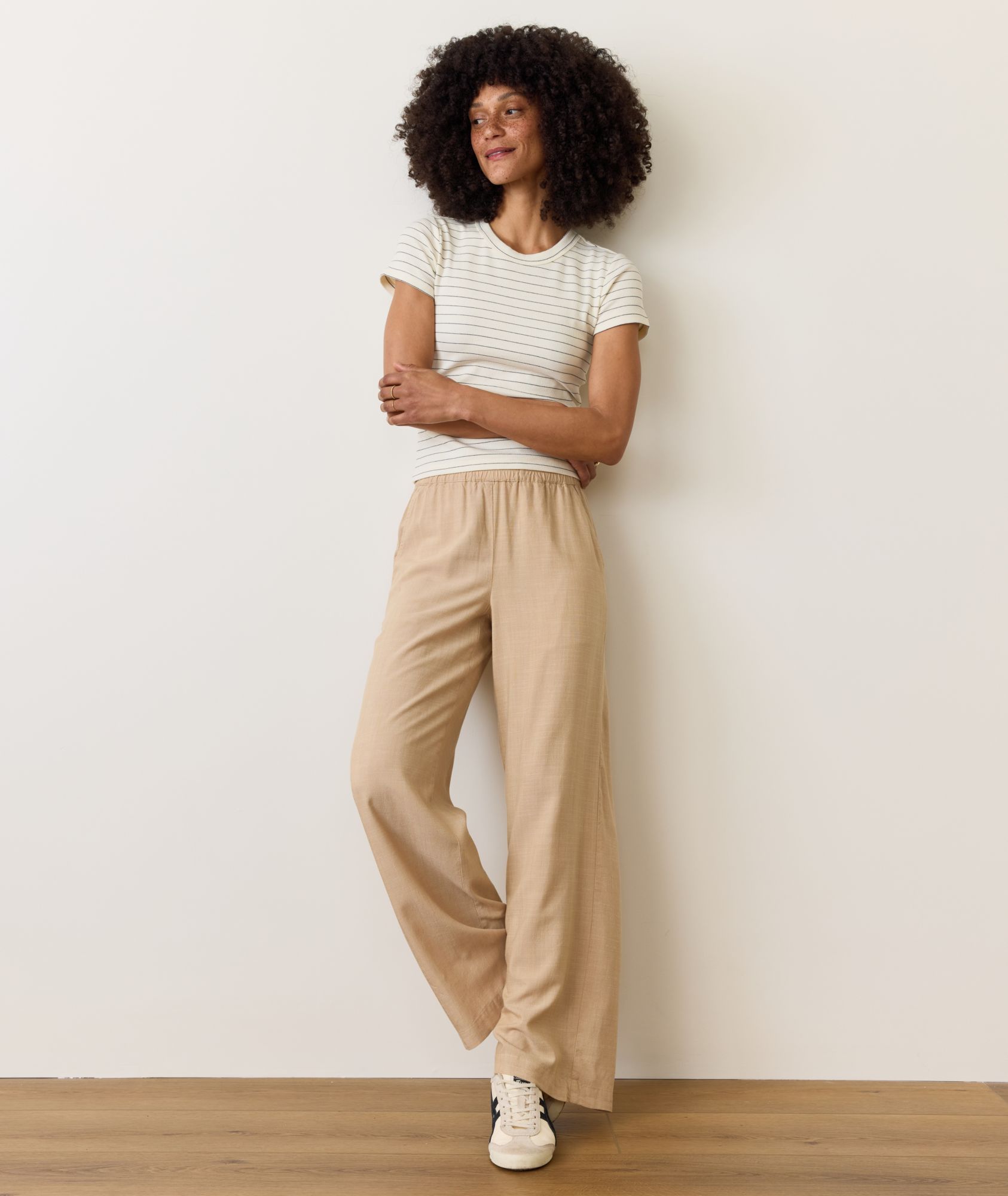 Marine Layer Women's Lexi Rib Sun-In Crew Tee product image