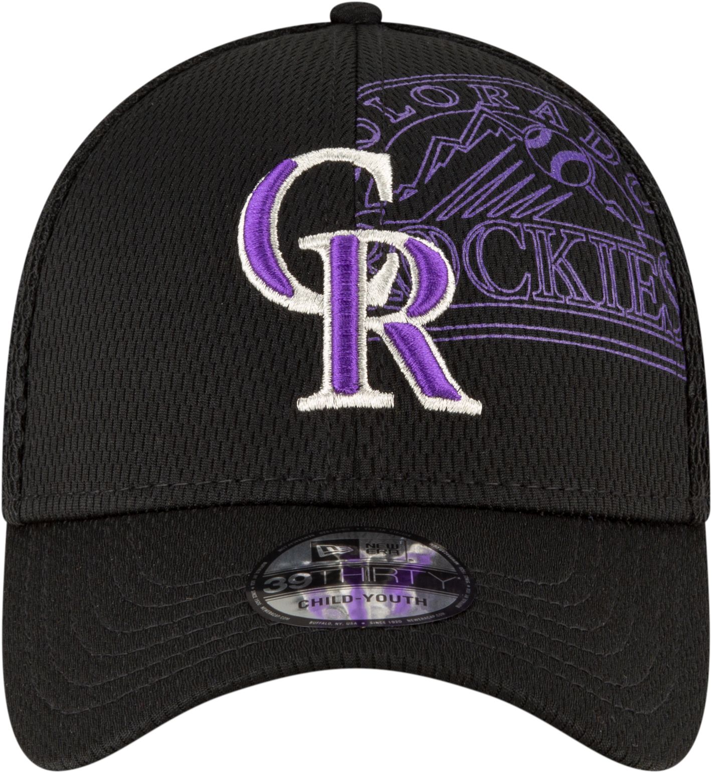 New Era Youth Colorado Rockies 39Thirty Tonel Neo Stretch Fit Hat product image