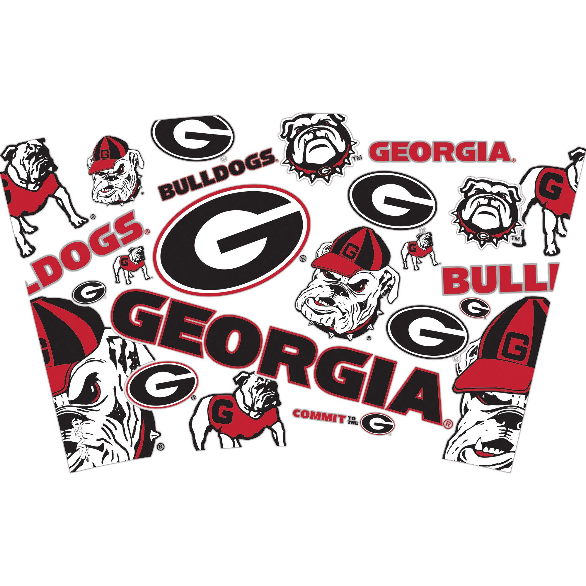 Tervis Georgia Bulldogs  16 oz. All Over Tumbler