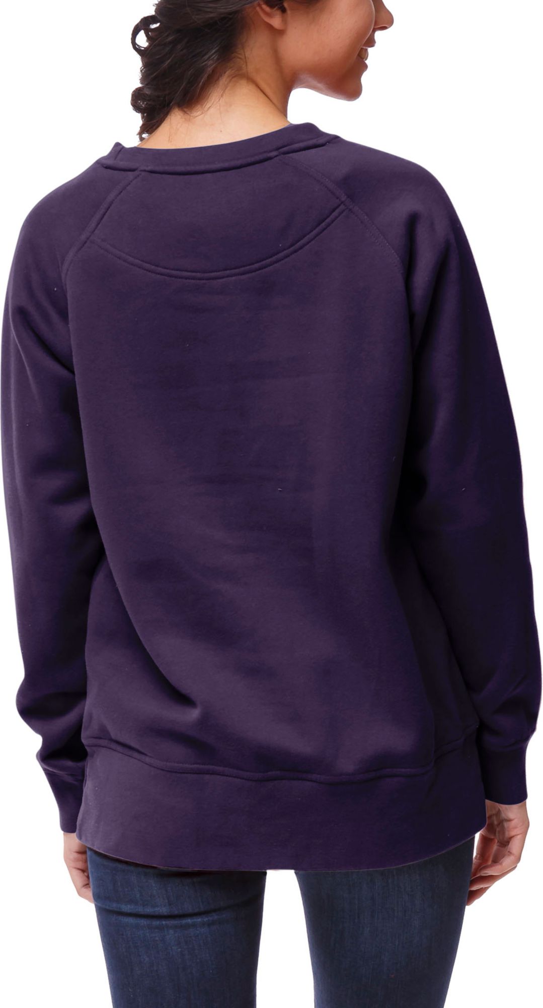 League-Legacy Women's Clemson Tigers Regalia Academy Crew Pullover Sweatshirt product image