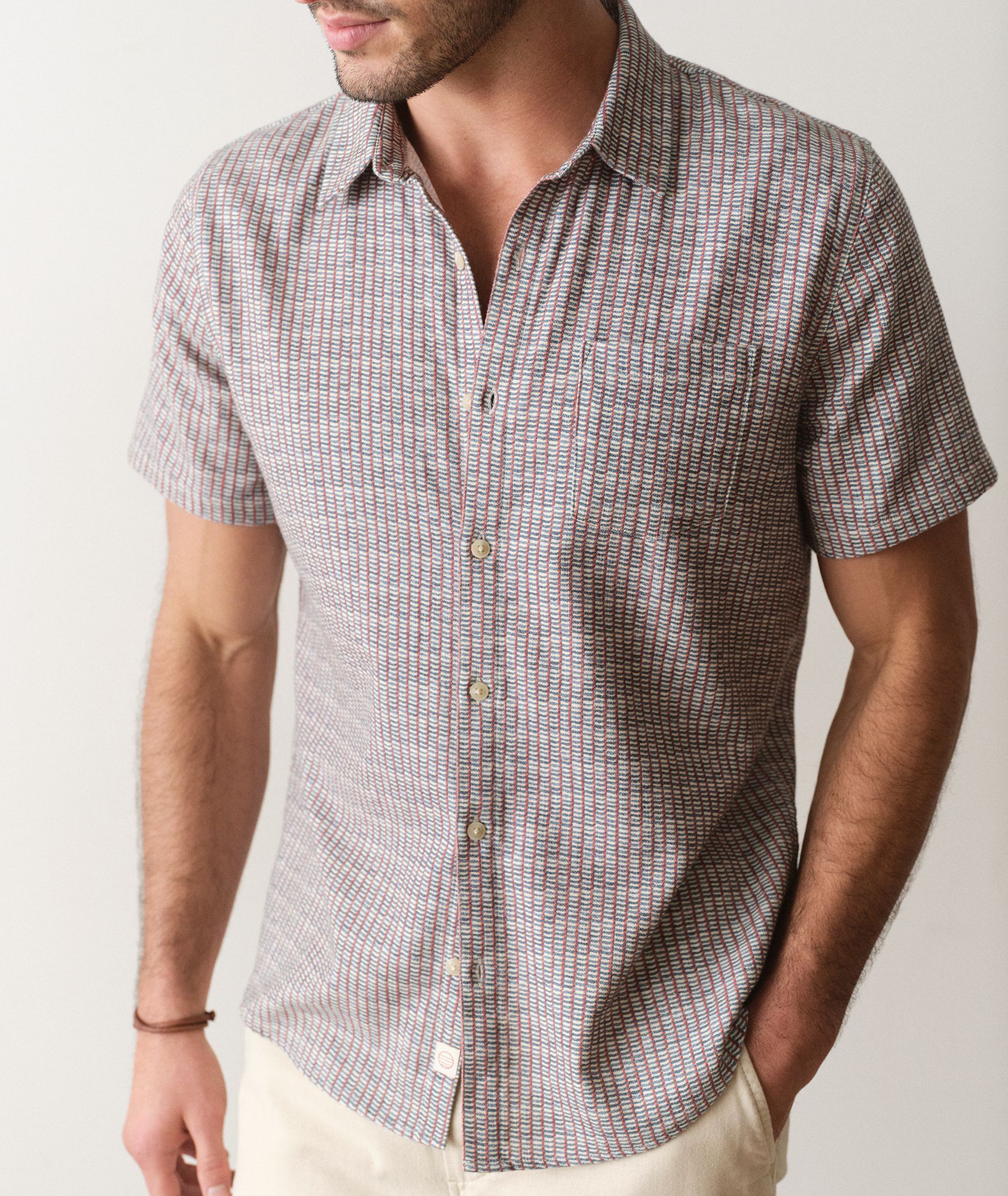 Marine Layer Men's Stretch Selvage Short Sleeve T-Shirt product image