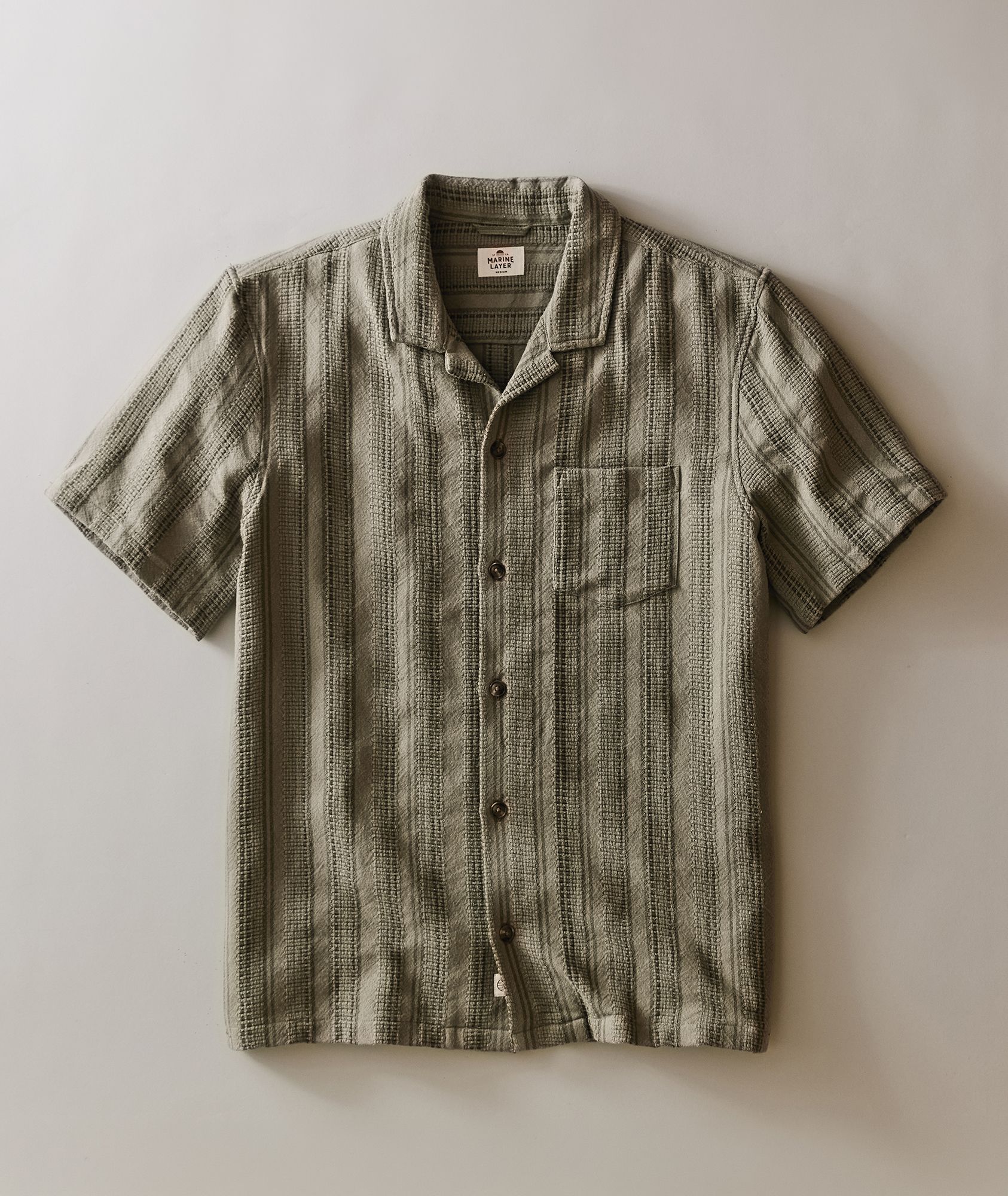Marine Layer Men's Dobby Resort Short Sleeve Shirt product image
