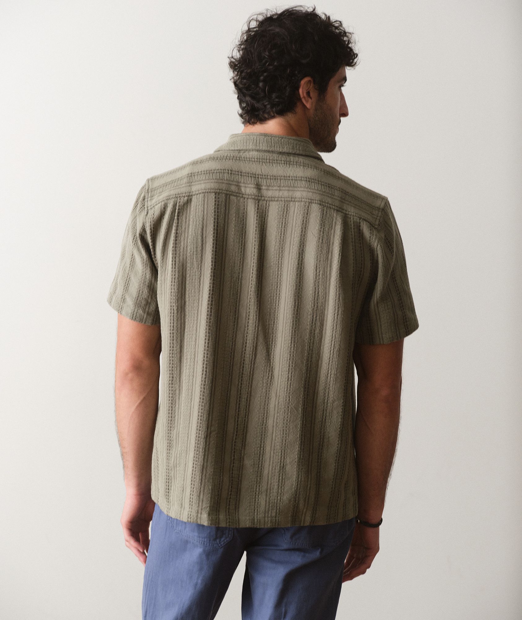 Marine Layer Men's Dobby Resort Short Sleeve Shirt product image