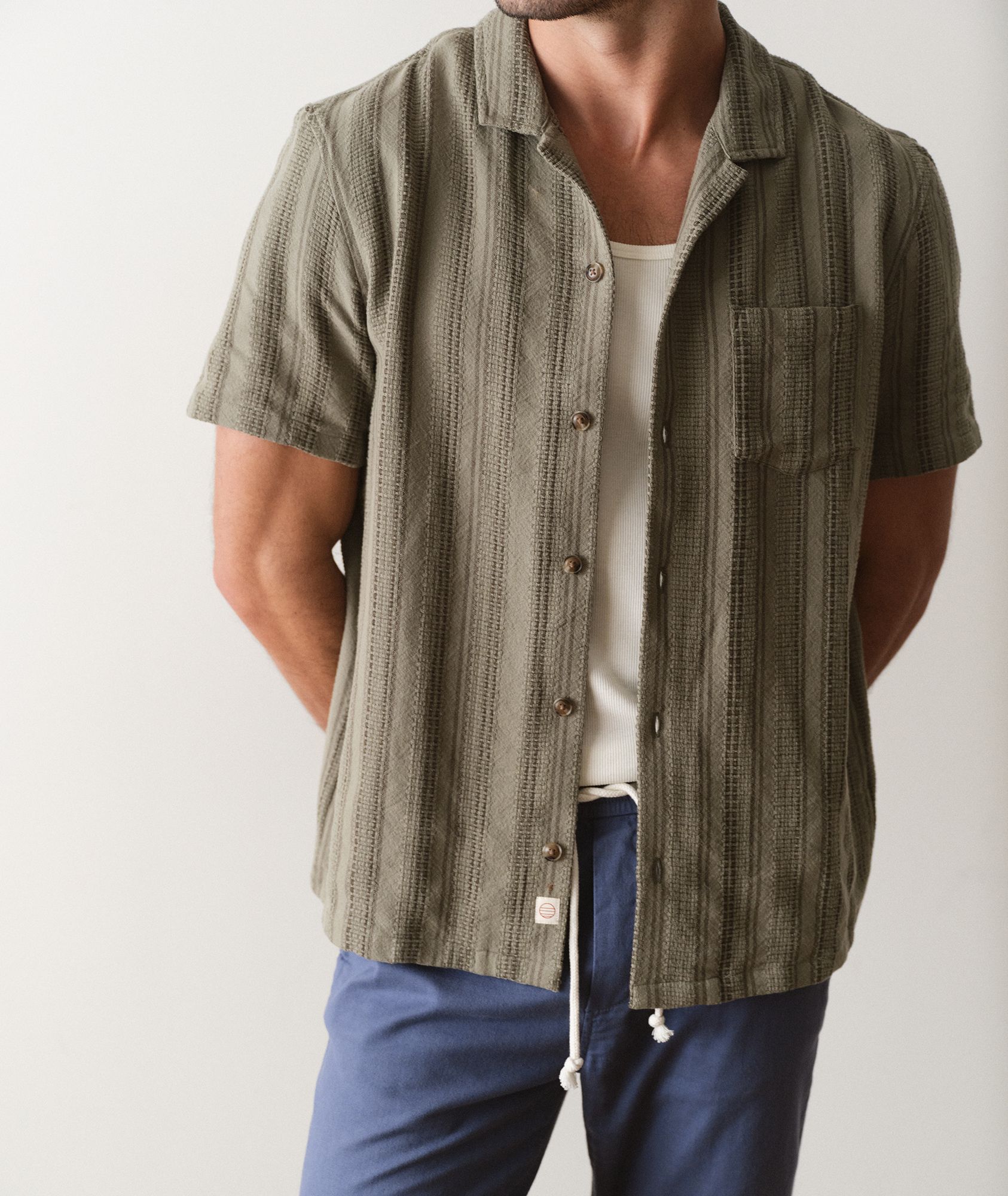 Marine Layer Men's Dobby Resort Short Sleeve Shirt product image