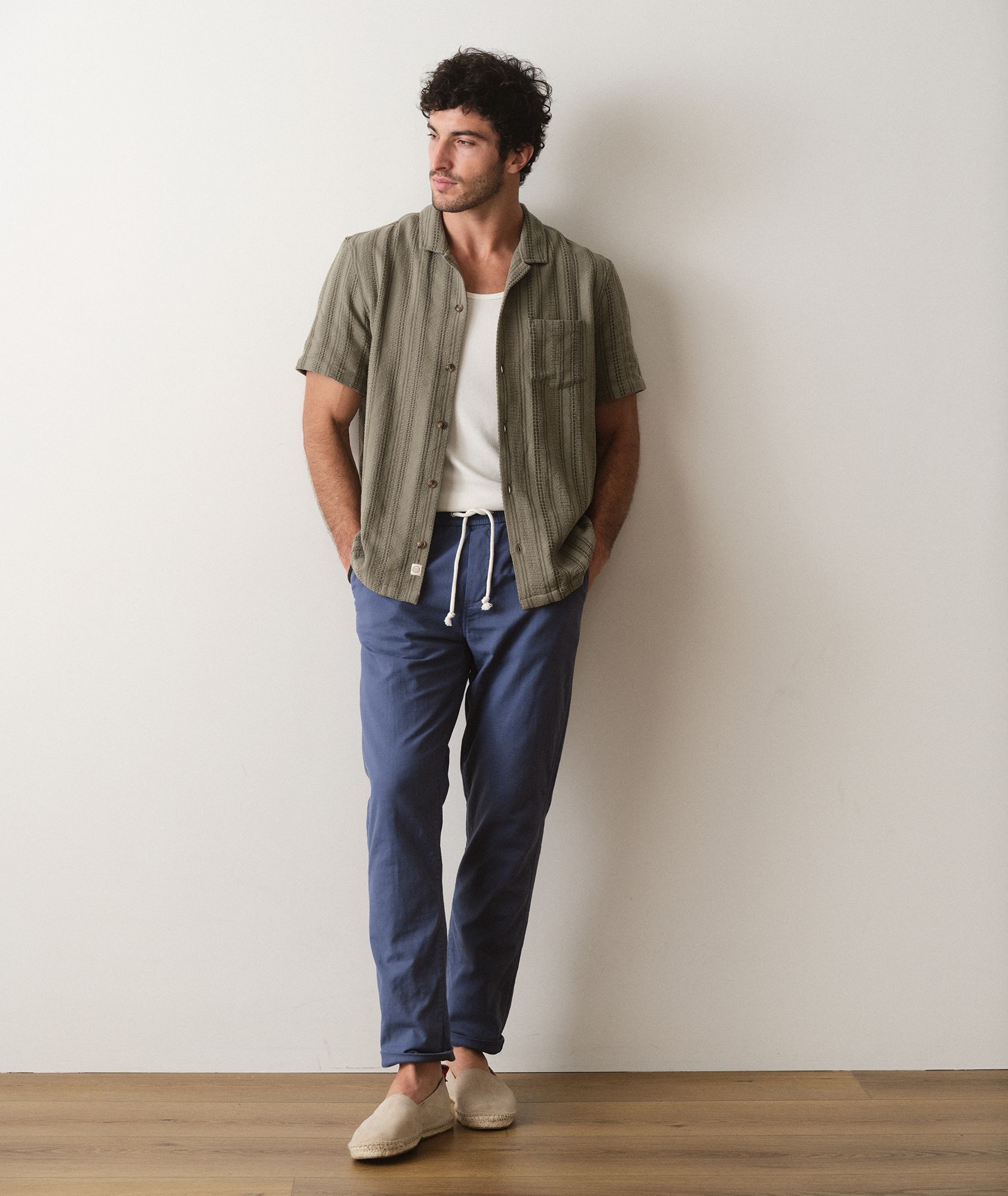 Marine Layer Men's Dobby Resort Short Sleeve Shirt product image