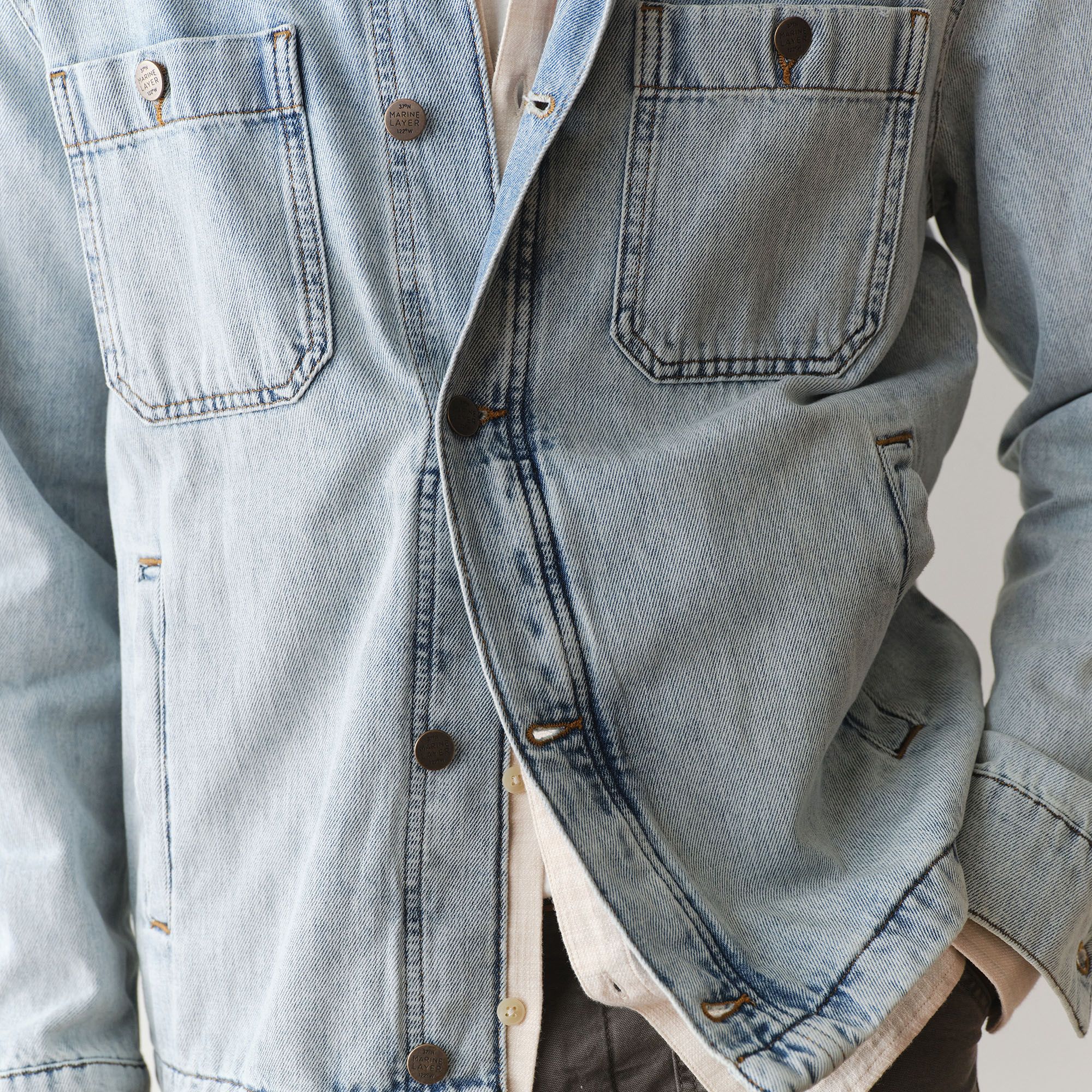 Marine Layer Men's Patrick Denim Shirt Jacket product image