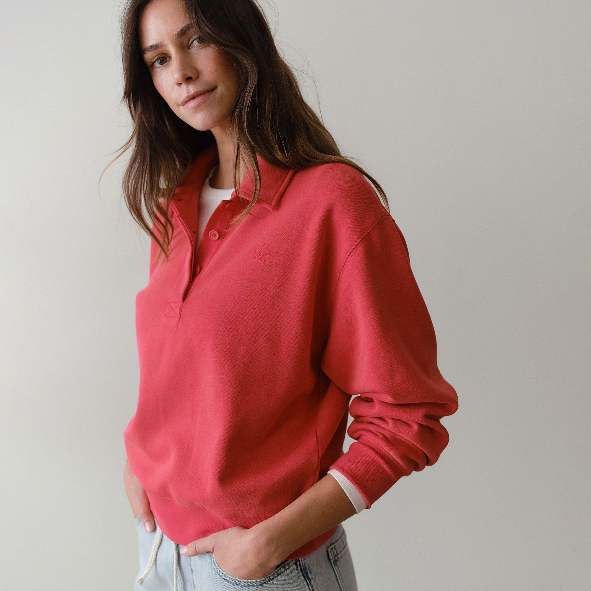 Marine Layer Women's Cloud 9 Fleece Polo product image