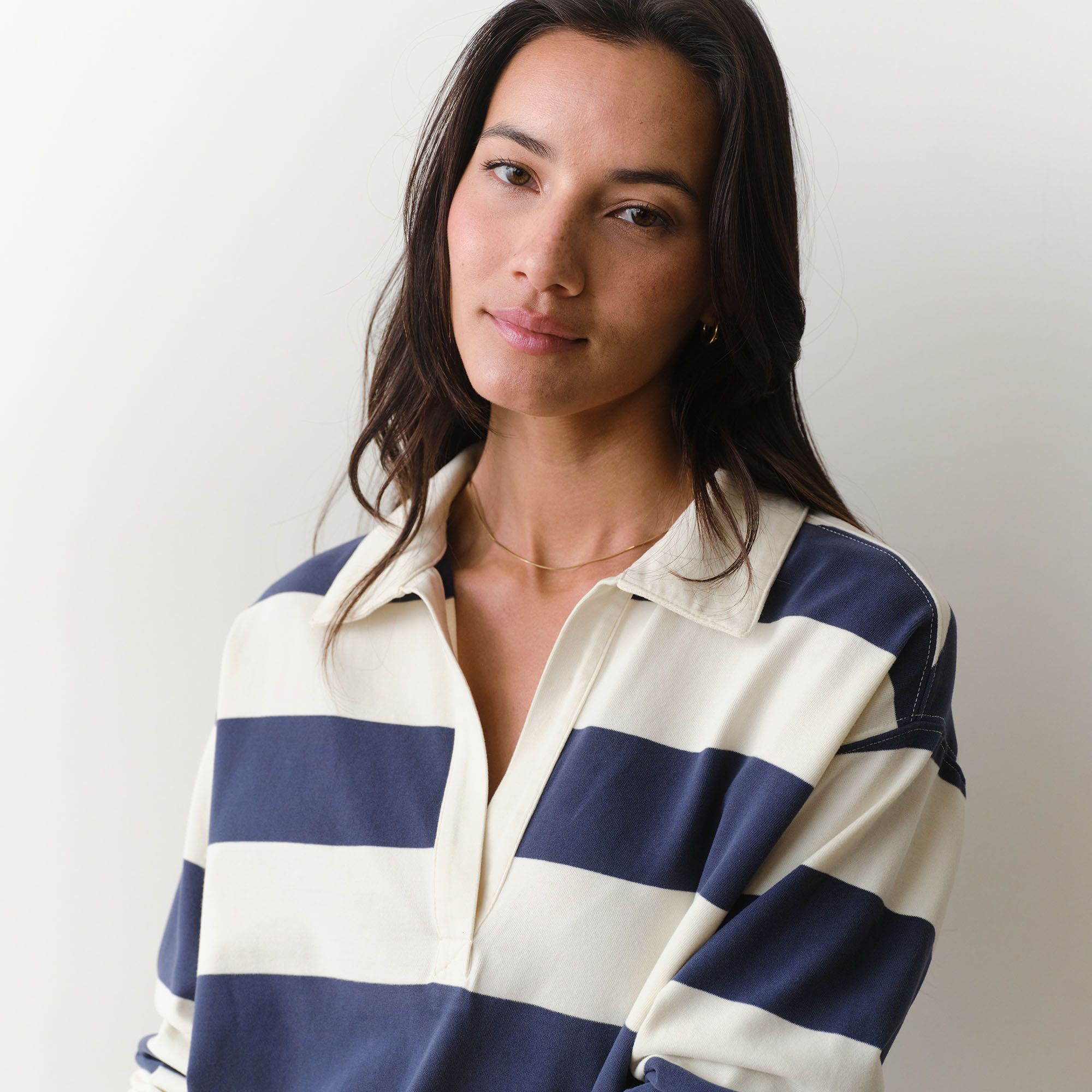 Marine Layer Women's Luxe Sueded Polo product image