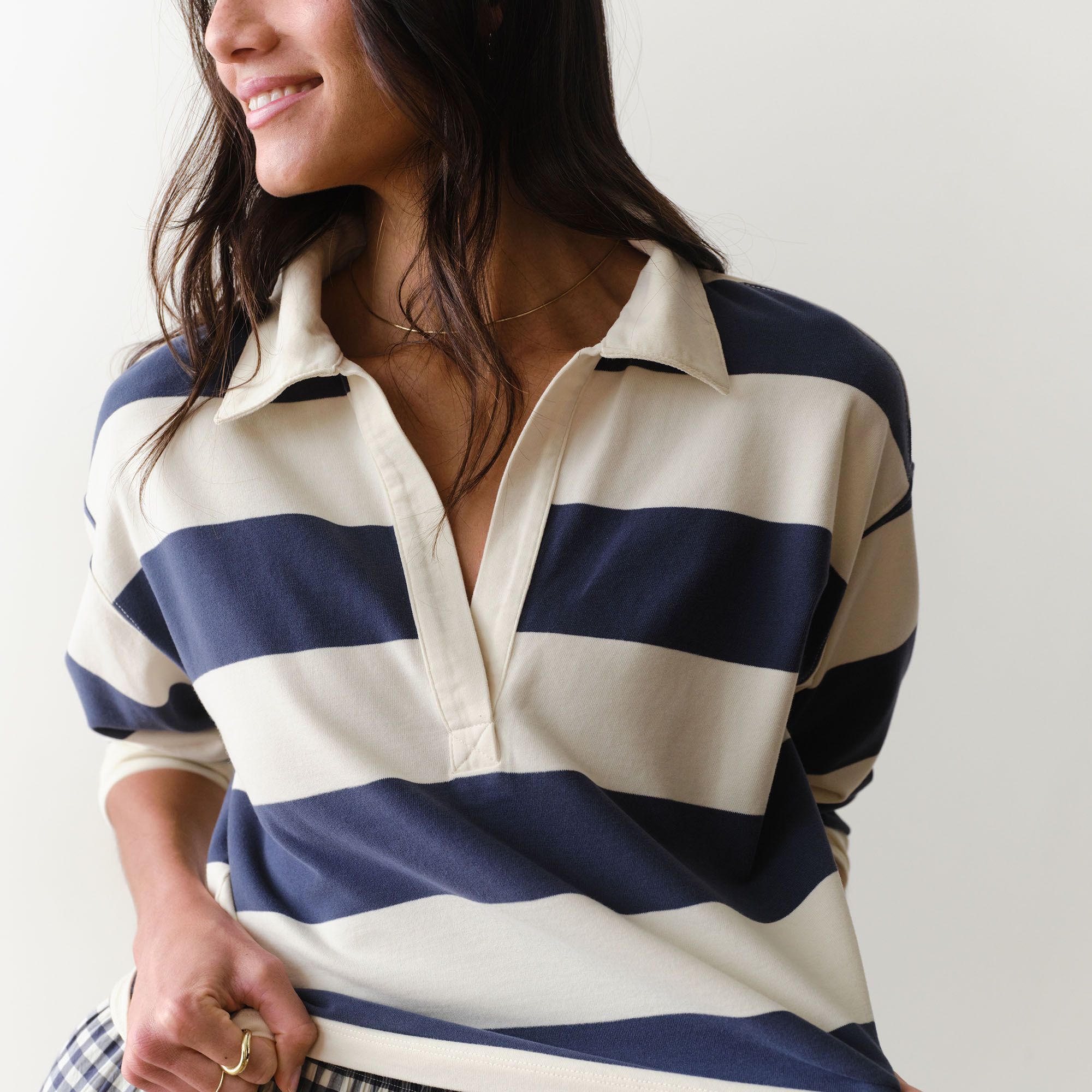 Marine Layer Women's Luxe Sueded Polo product image