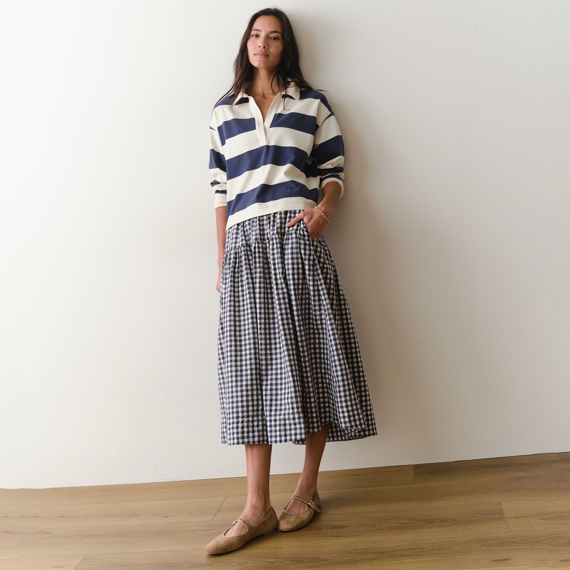 Marine Layer Women's Luxe Sueded Polo product image