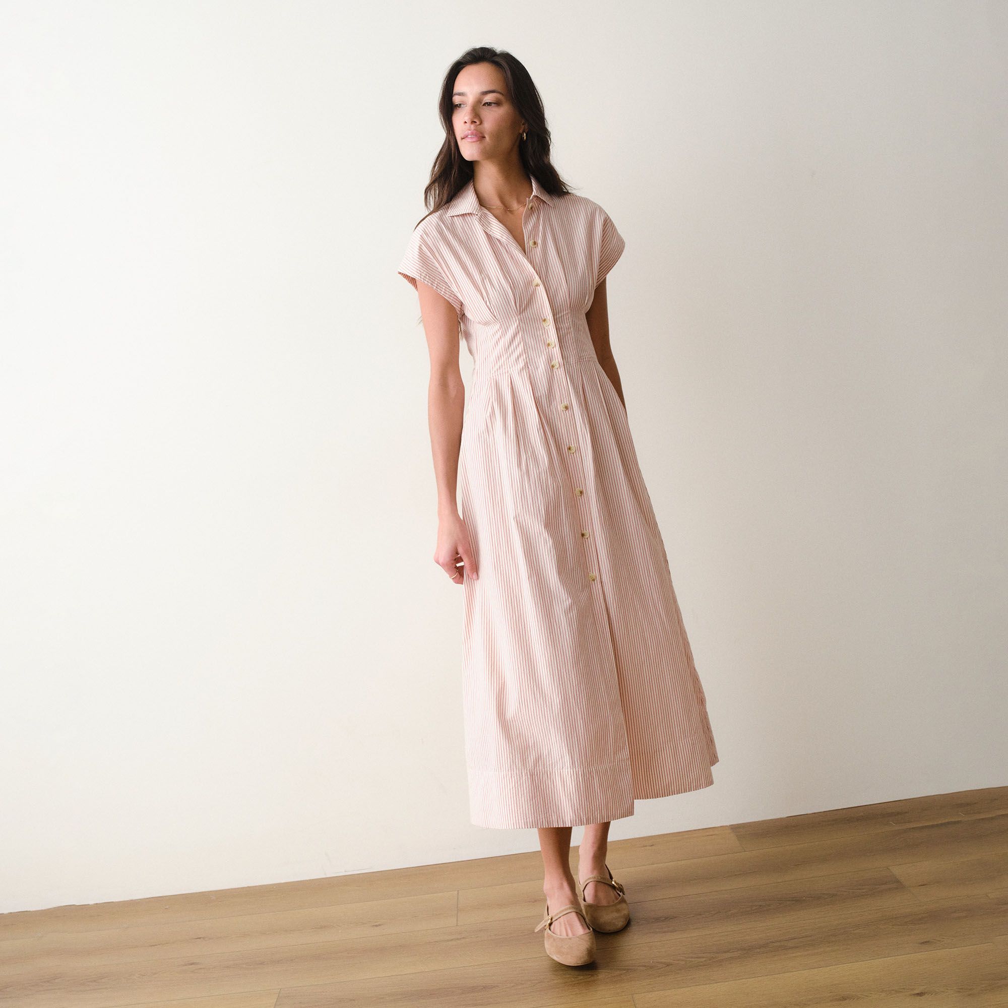 Marine Layer Women's Arden Midi Shirt Dress product image