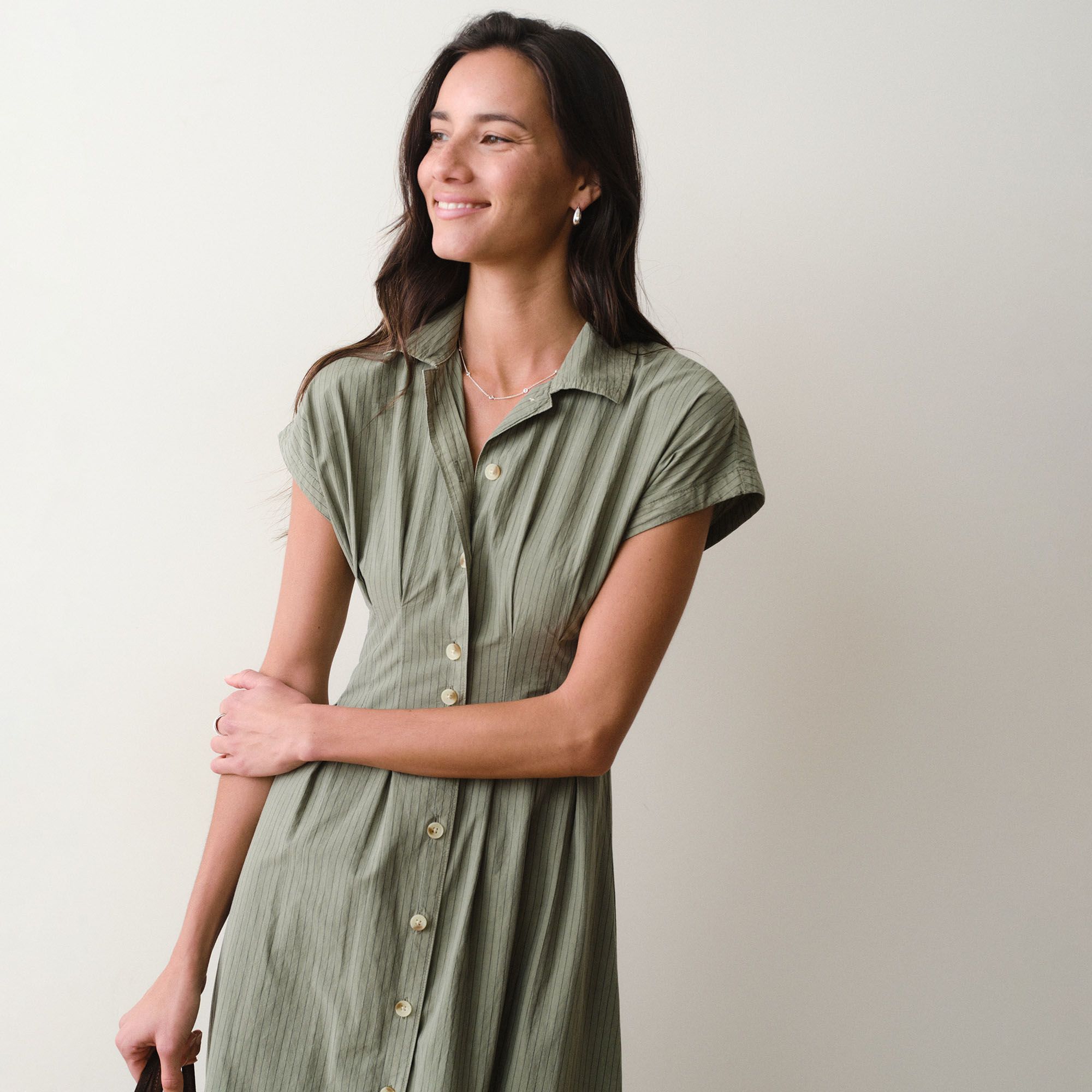 Marine Layer Women's Arden Midi Shirt Dress product image