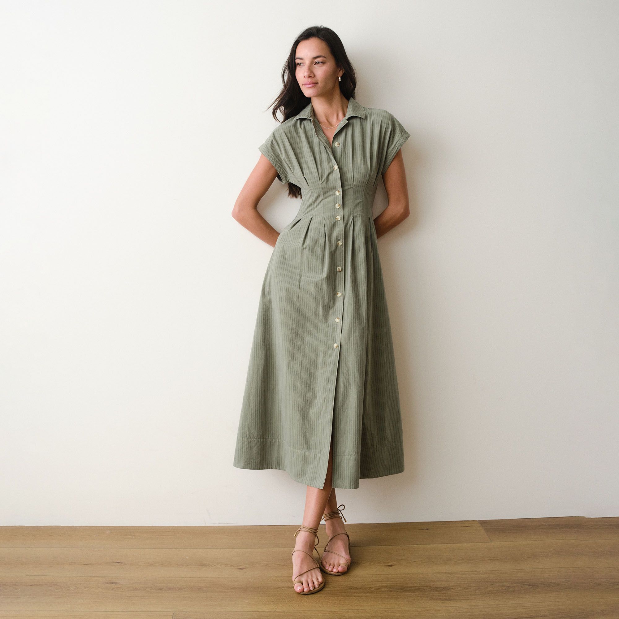 Marine Layer Women's Arden Midi Shirt Dress product image