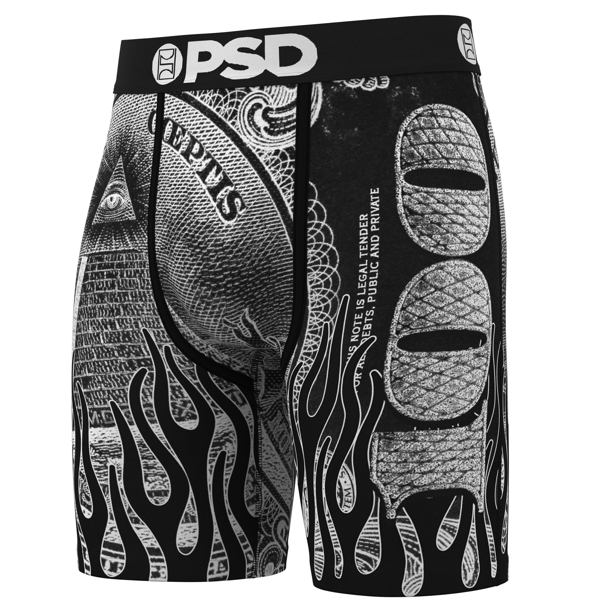 PSD Underwear Men's Silver Band Boxer Briefs product image