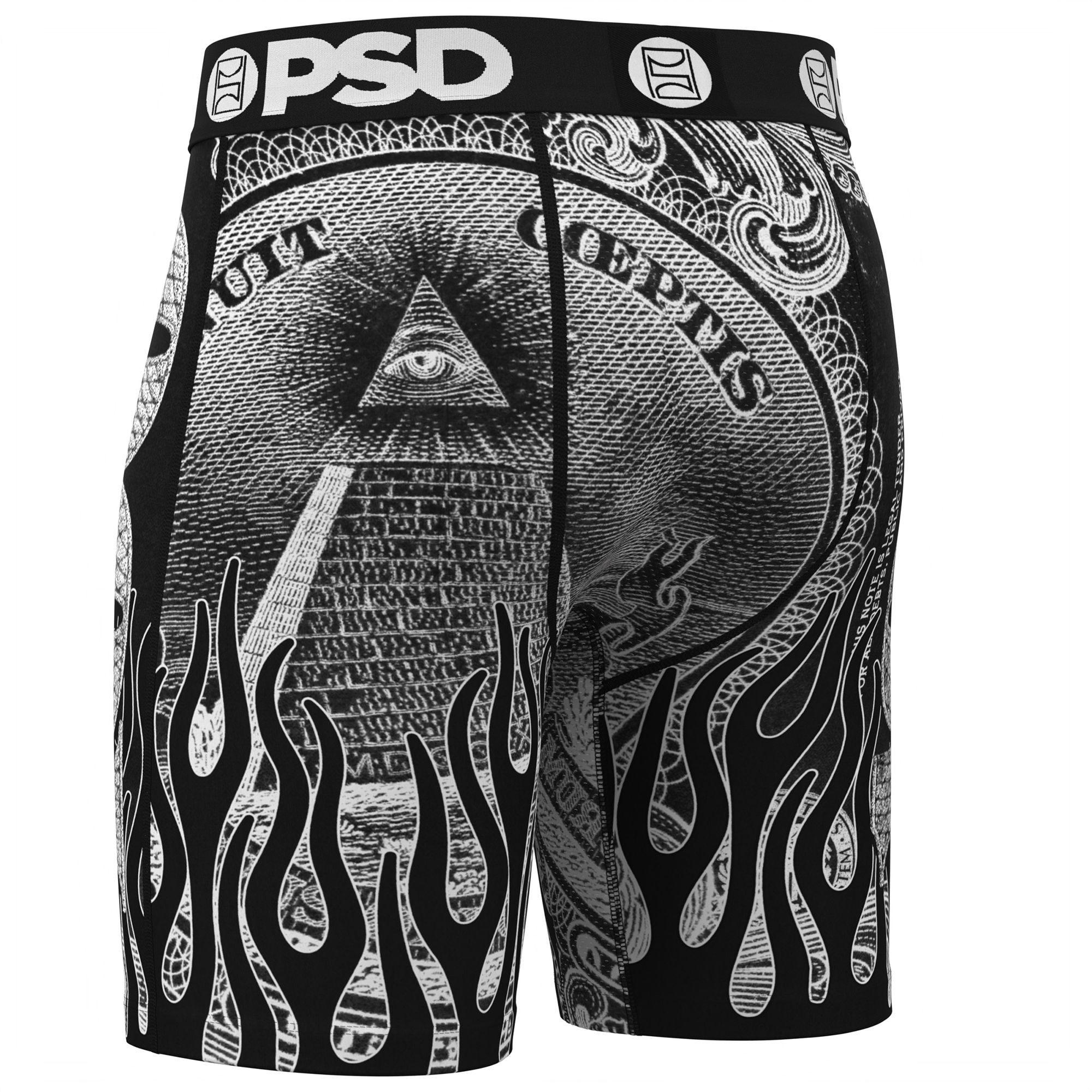 PSD Underwear Men's Silver Band Boxer Briefs product image