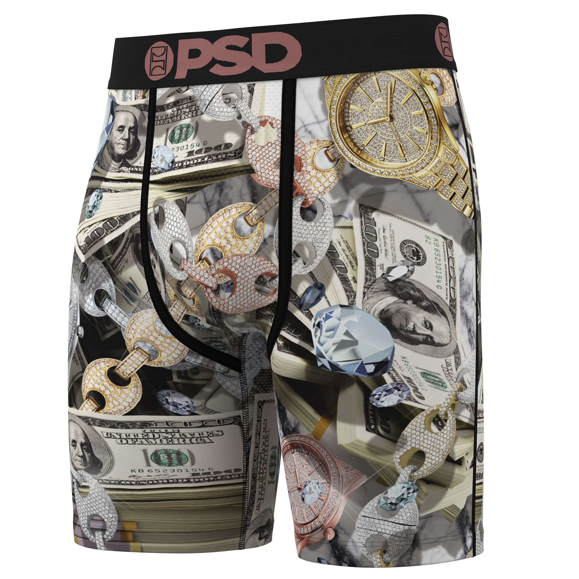 PSD Underwear Men's Gold Rush Boxer Briefs - 3 Pack product image