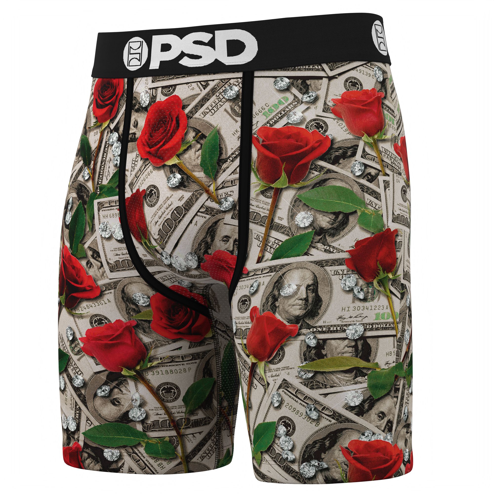 PSD Underwear Men's Red Luxury Boxer Briefs - 3 Pack product image