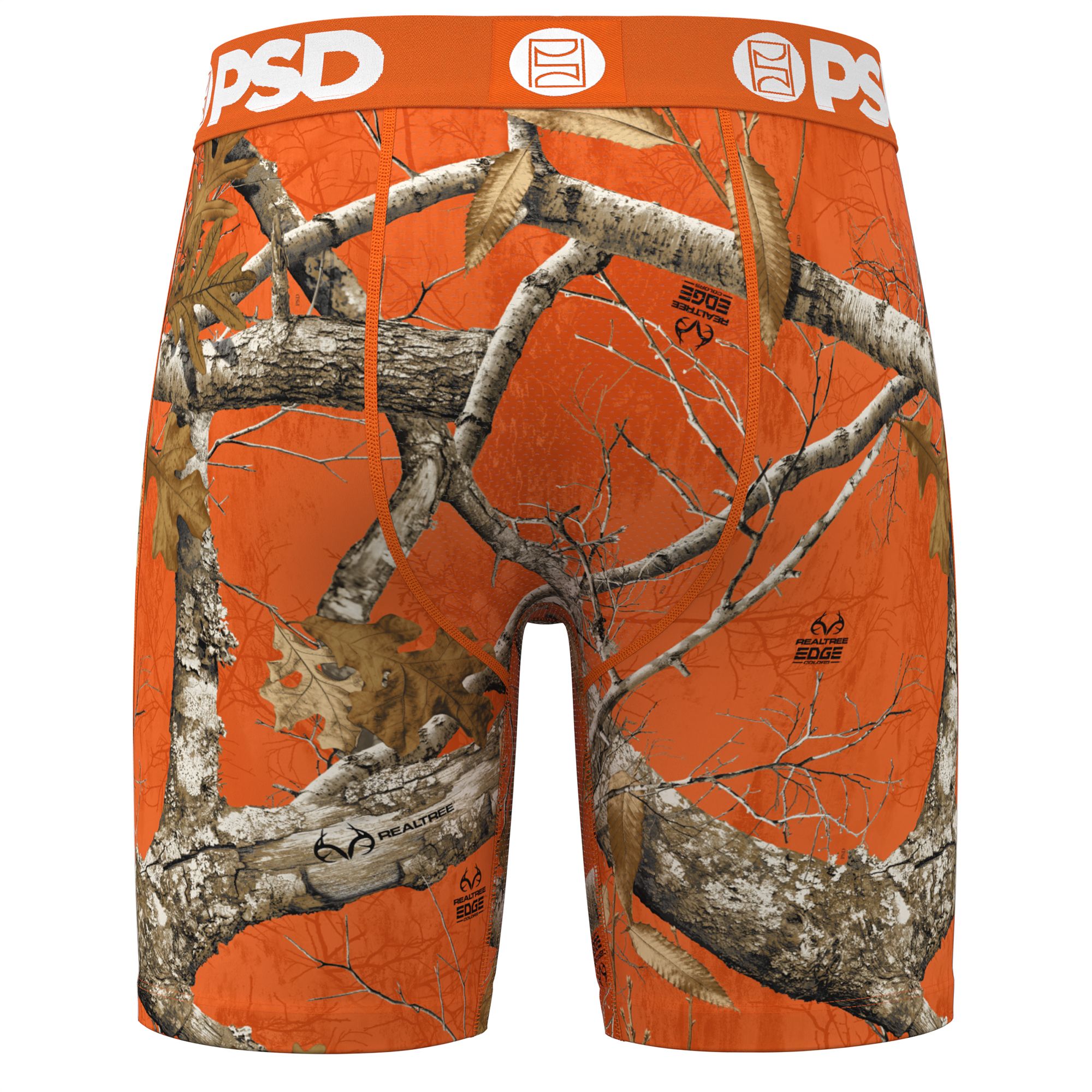 PSD Underwear Men's Realtree Edge Orange Boxer Briefs product image