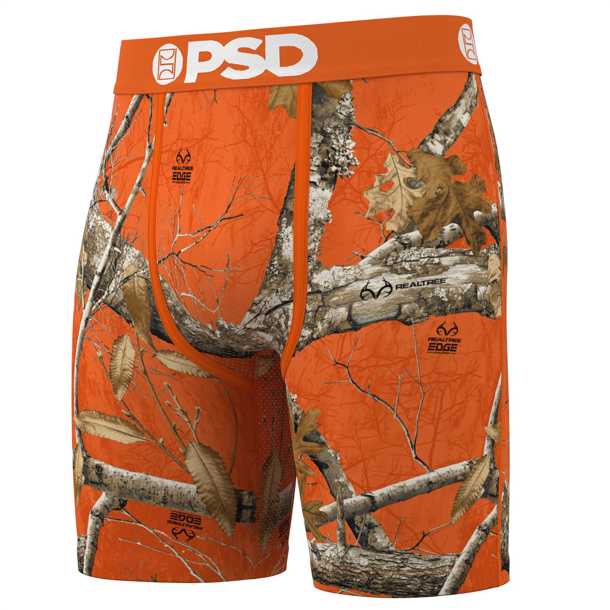 PSD Underwear Men's Realtree Edge Orange Boxer Briefs product image