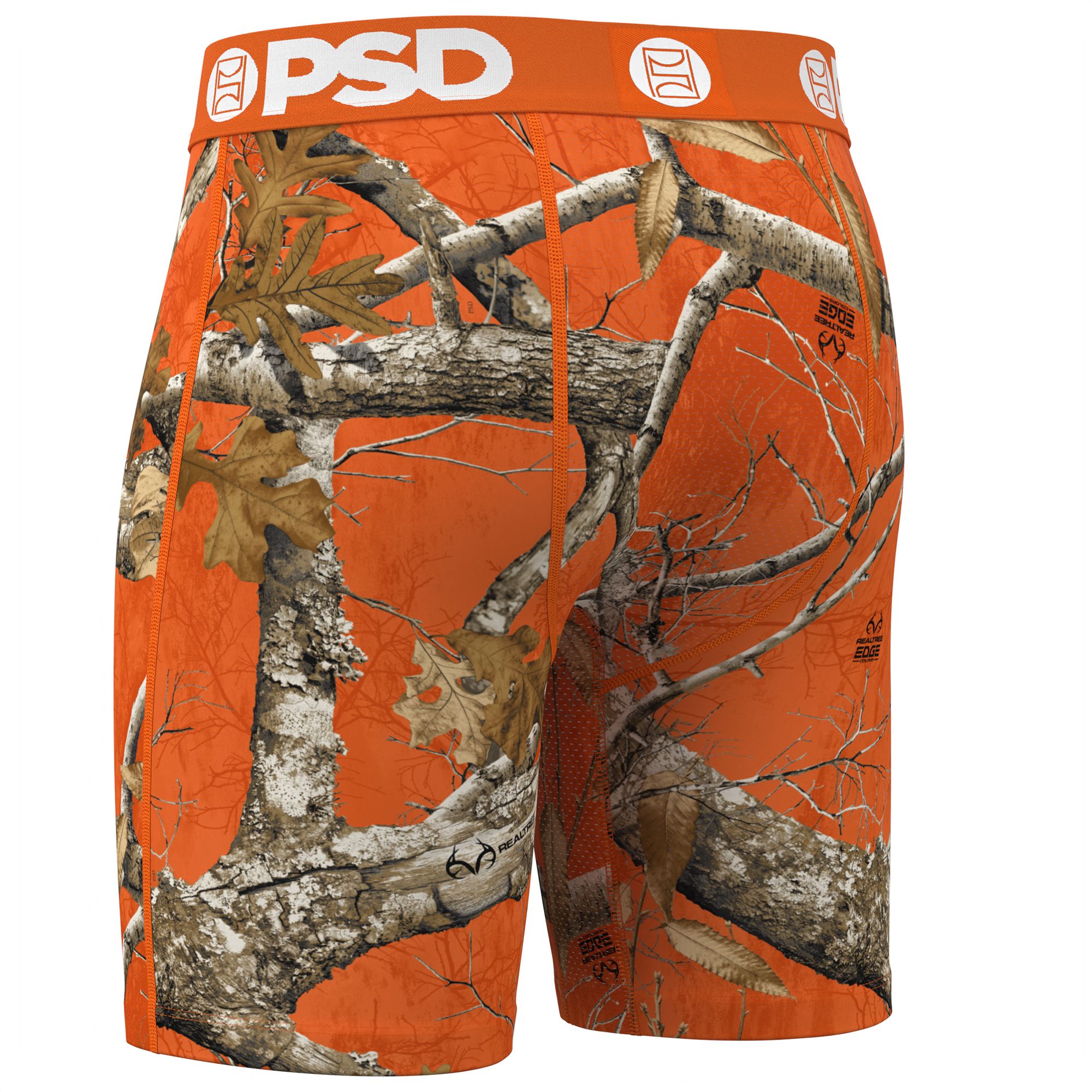 PSD Underwear Men's Realtree Edge Orange Boxer Briefs product image