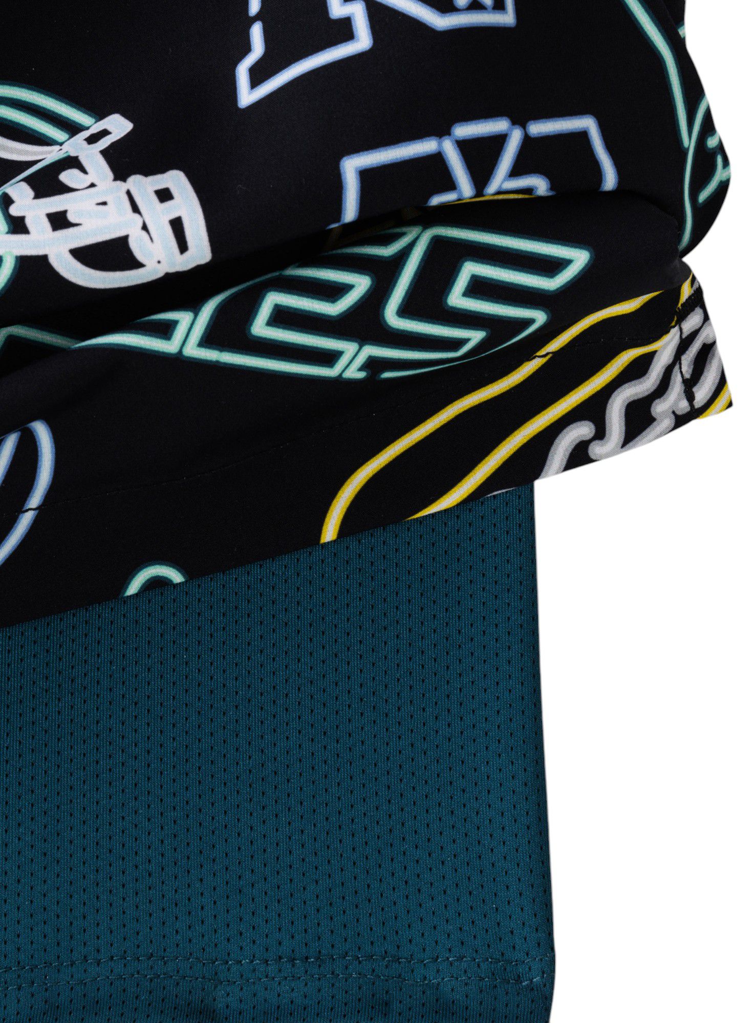 Chubbies Adult Philadelphia Eagles Neon Dark Teal 5.5" Lined Swim Trunks product image