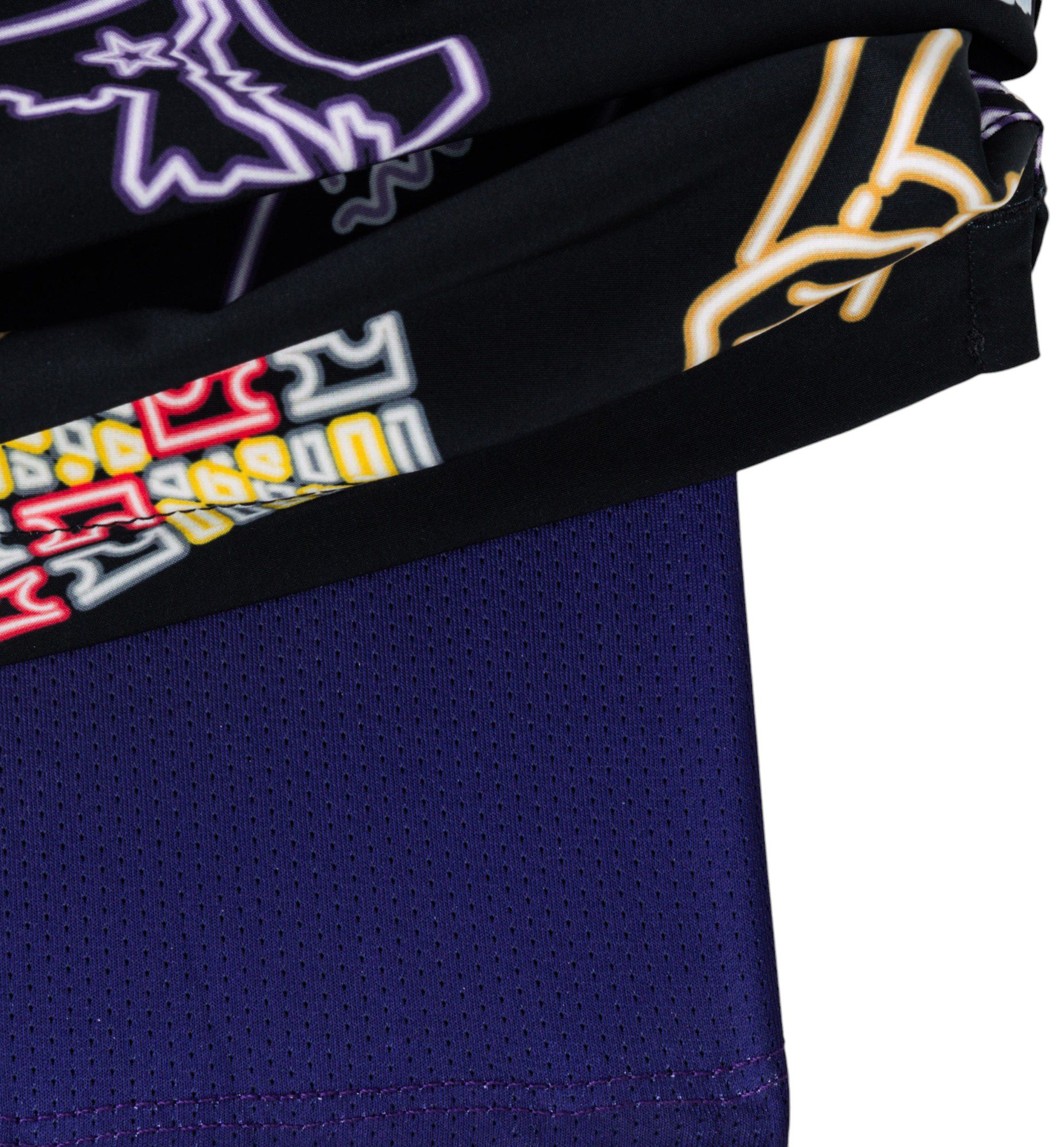 Chubbies Adult Baltimore Ravens Neon Dark Purple 5.5" Lined Swim Trunks product image