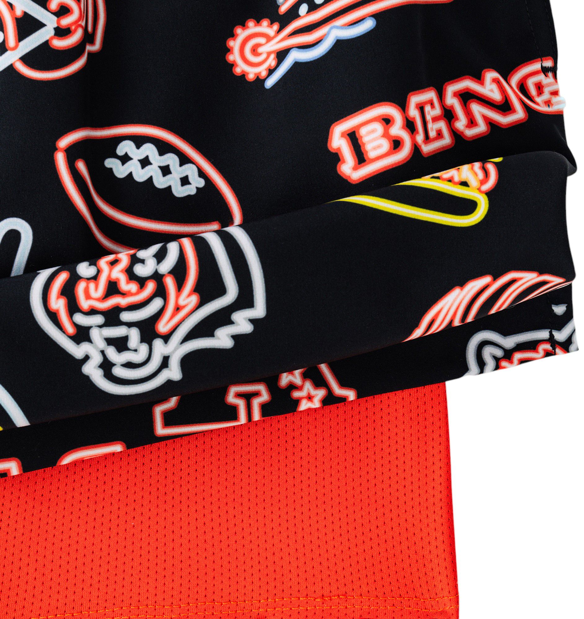 Chubbies Adult Cincinnati Bengals Neon Medium Orange 5.5" Lined Swim Trunks product image