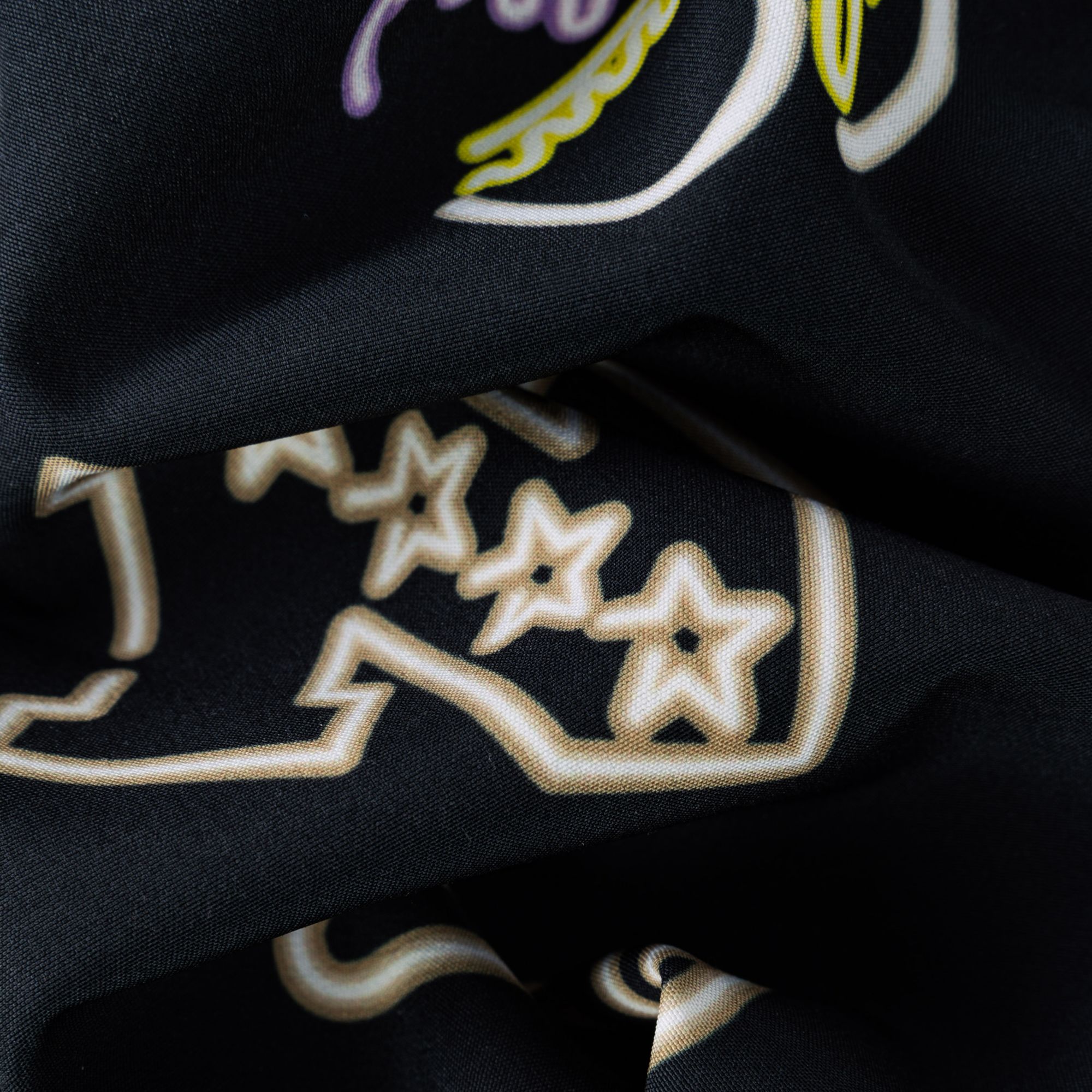 Chubbies Adult New Orleans Saints Neon Black 5.5" Lined Swim Trunks product image