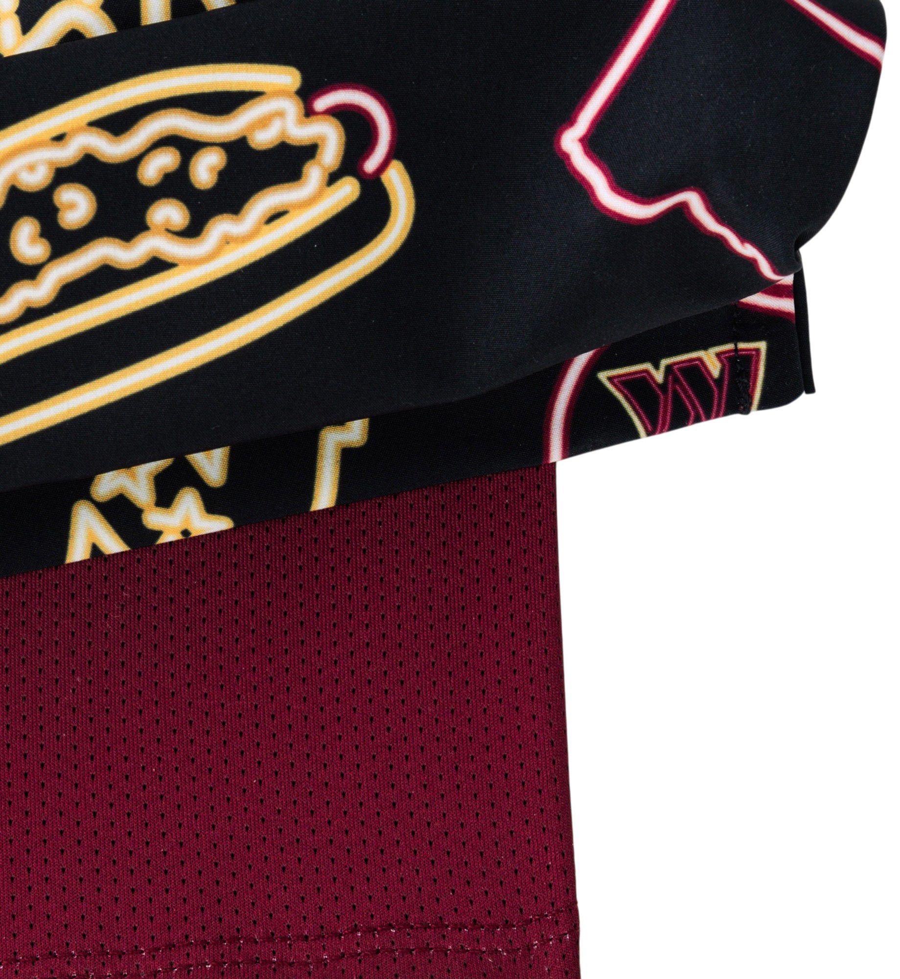 chubbies Men's Washington Commanders Open Red Neon Swim Trunks product image
