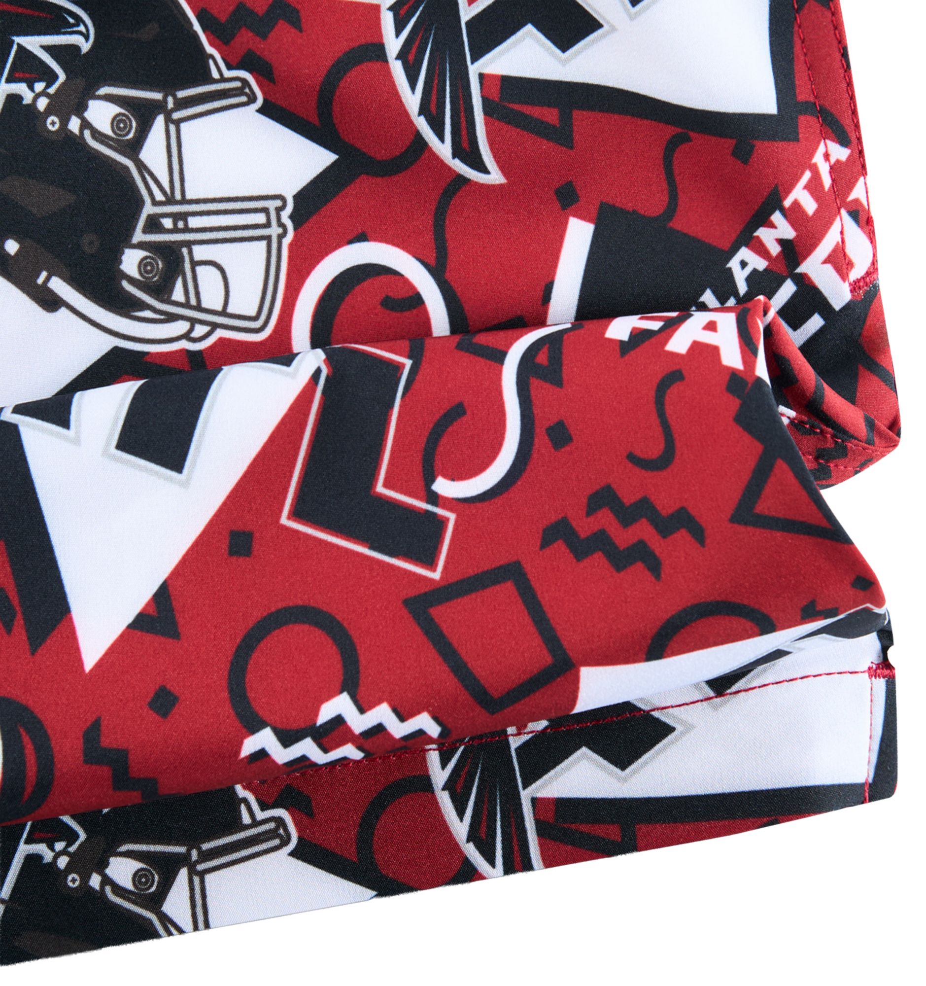 chubbies Men's Atlanta Falcons Red Game Day Swim Trunks product image