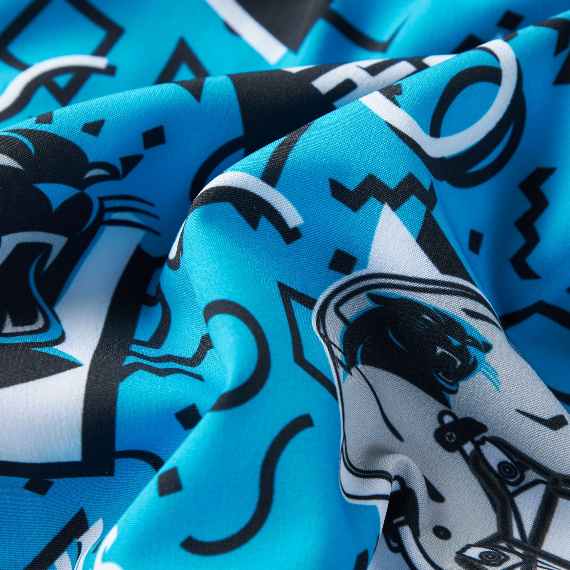 chubbies Men's Carolina Panthers Blue Game Day Swim Trunks product image