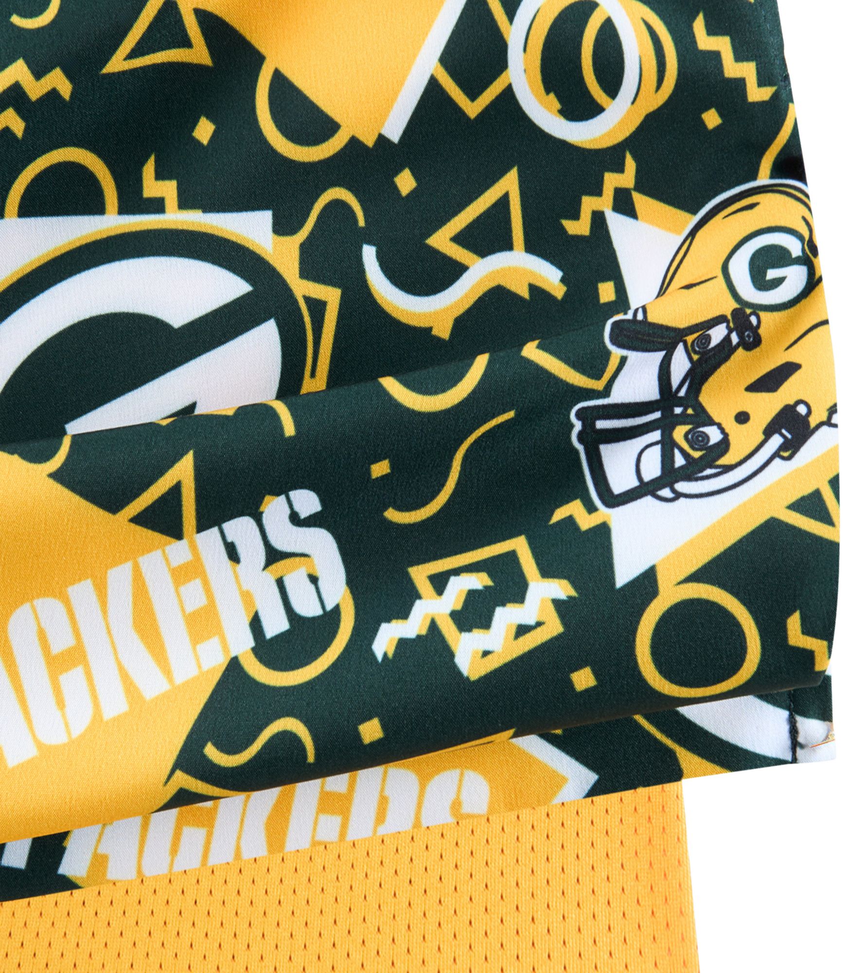 chubbies Men's Green Bay Packers Green Game Day Swim Trunks product image
