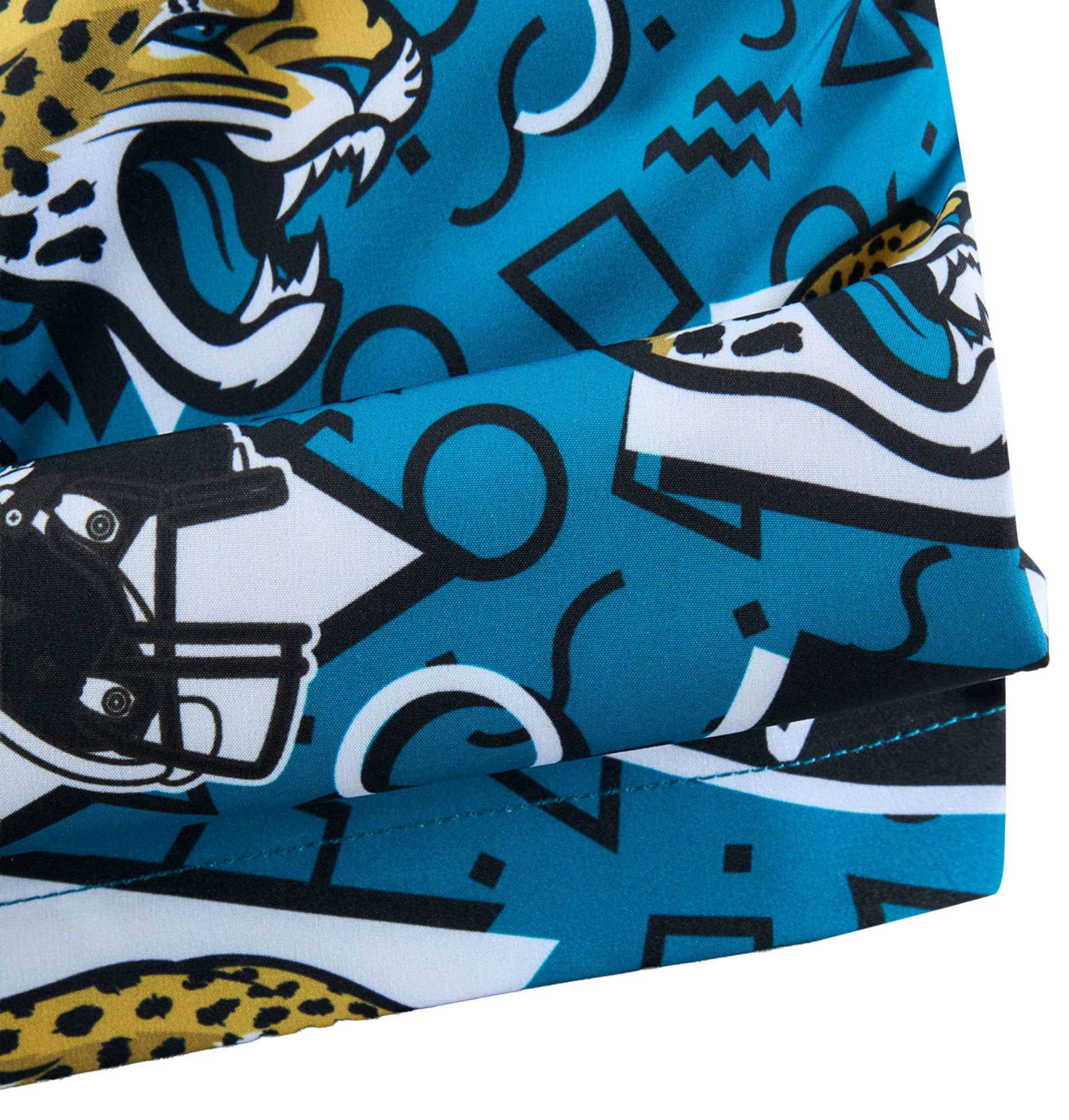 chubbies Men's Jacksonville Jaguars Aqua Game Day Swim Trunks product image