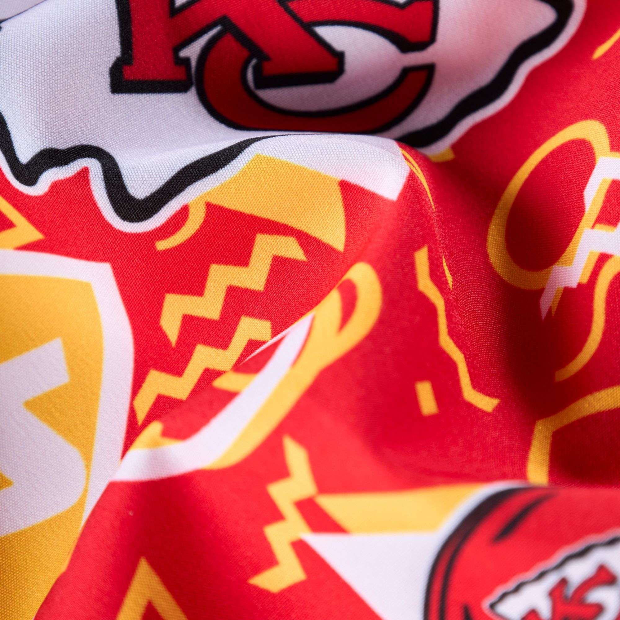 chubbies Men's Kansas City Chiefs Red Game Day Swim Trunks product image