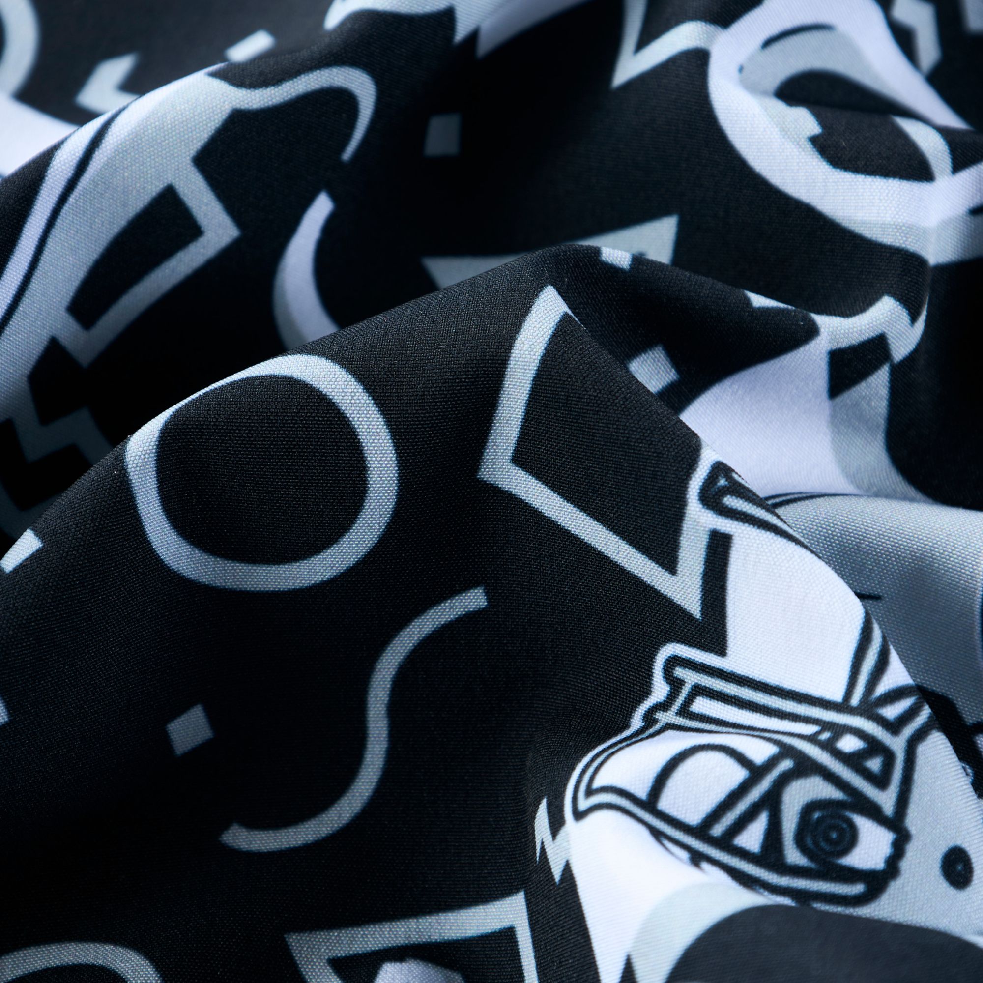 chubbies Men's Las Vegas Raiders Black Game Day Swim Trunks product image