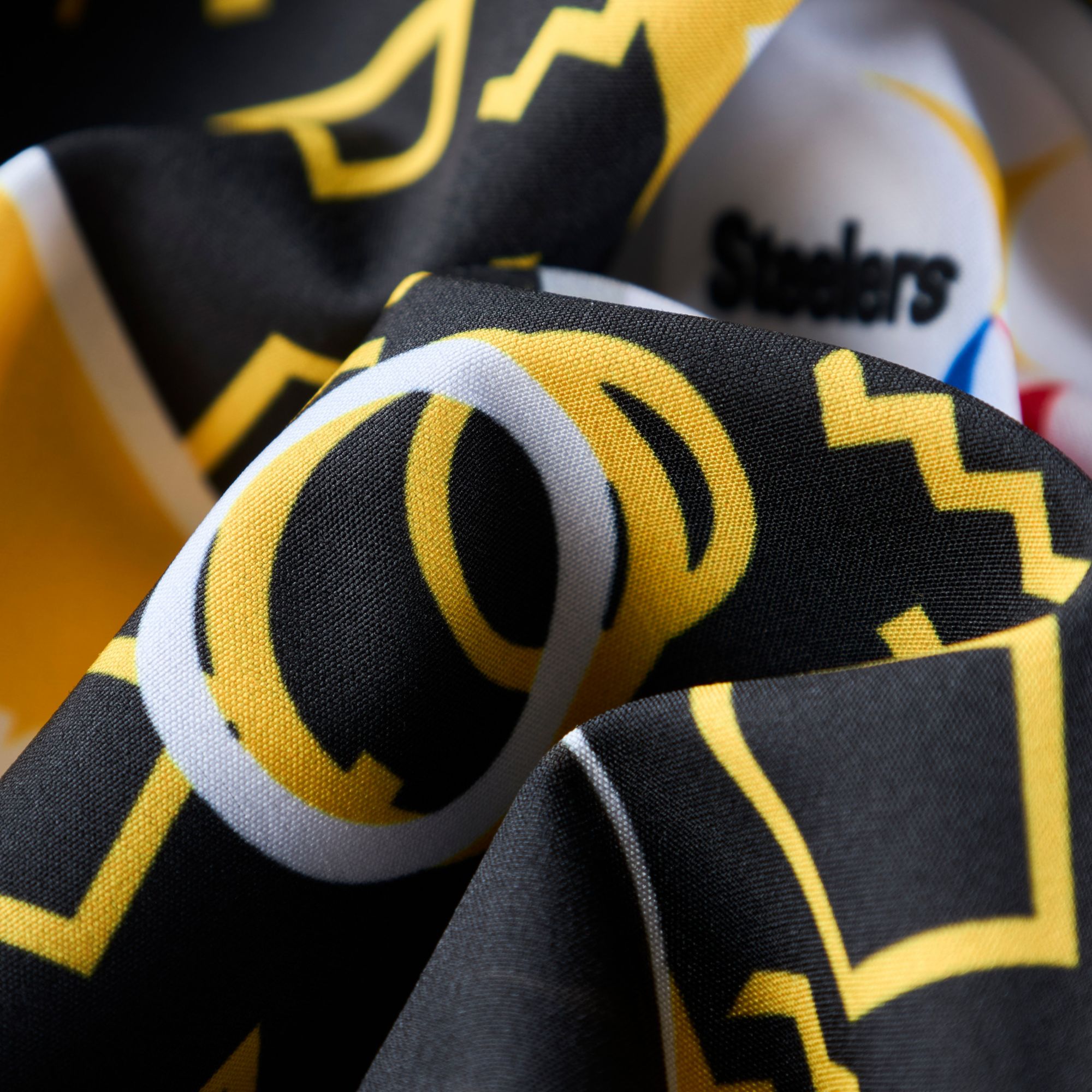 chubbies Men's Pittsburgh Steelers Black Game Day Swim Trunks product image