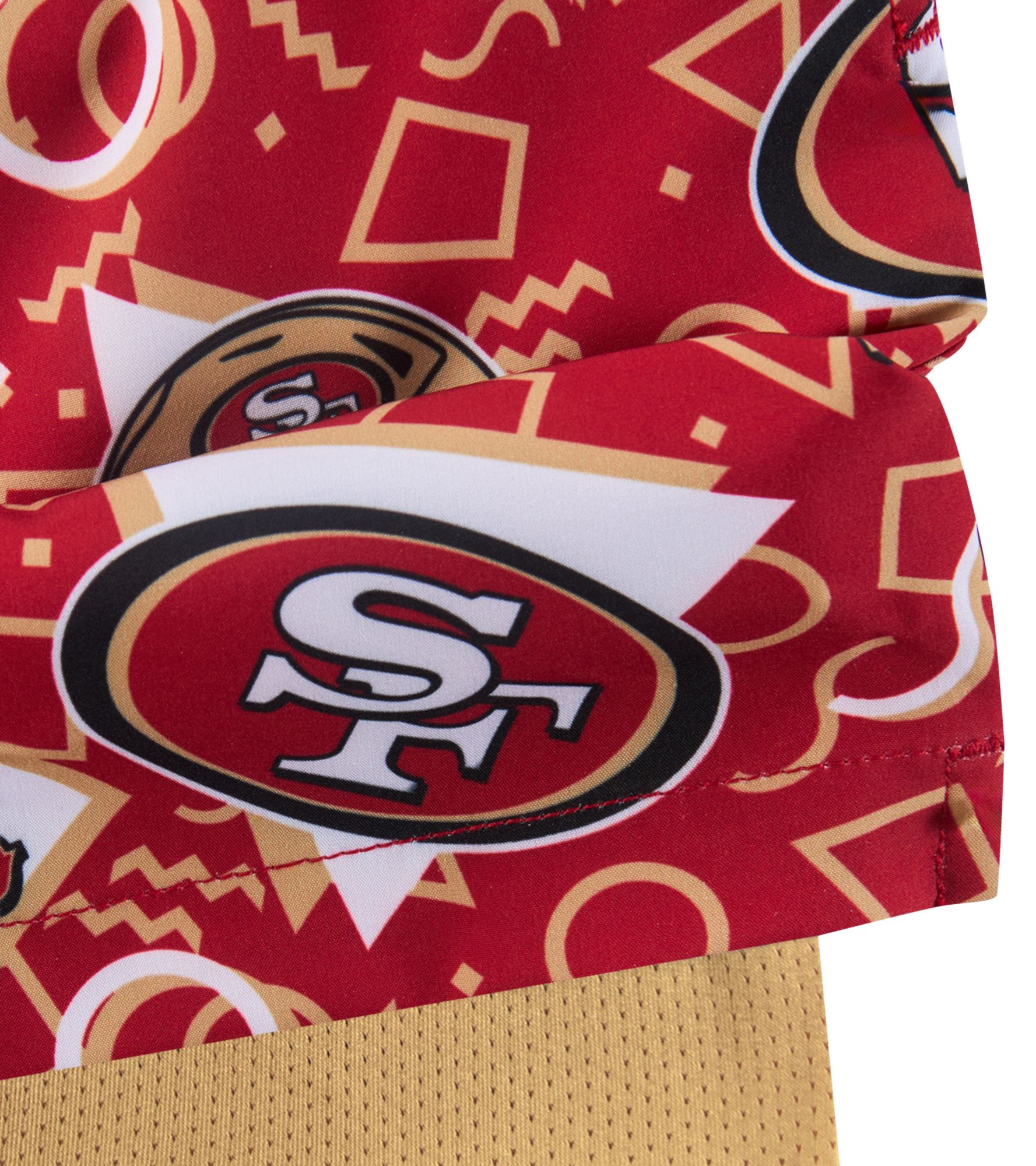 chubbies Men's San Francisco 49ers Red Game Day Swim Trunks product image
