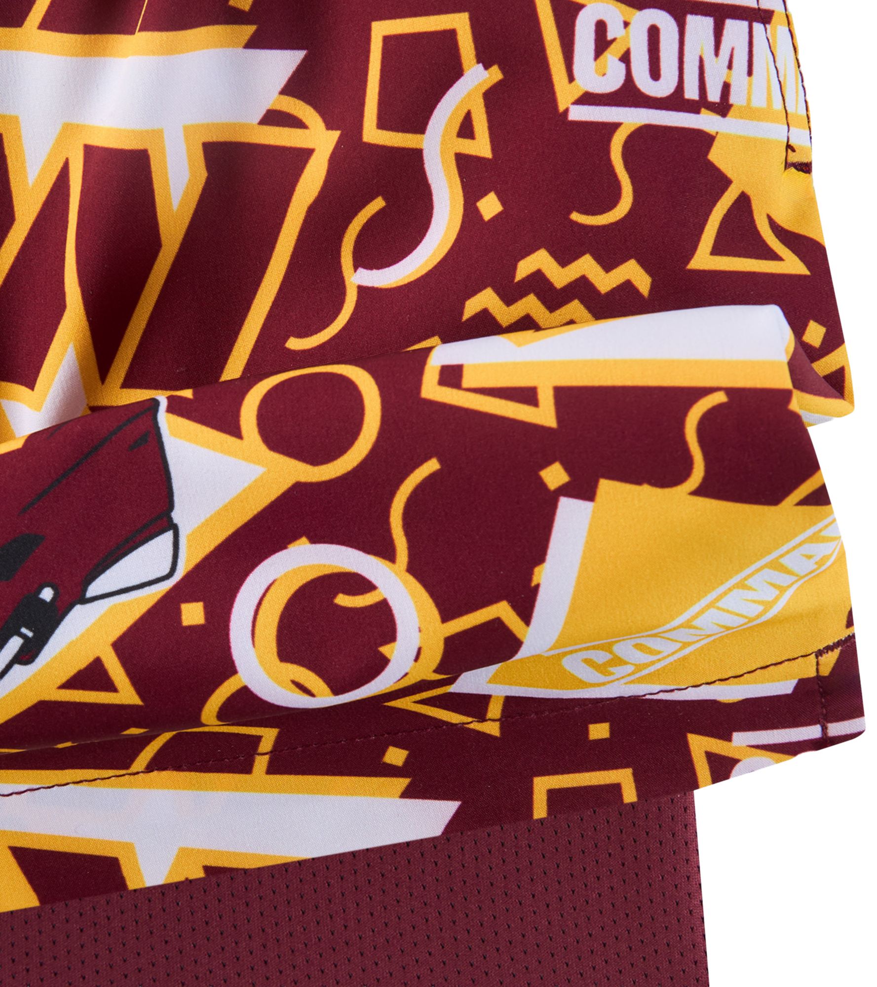 chubbies Men's Washington Commanders Maroon Game Day Swim Trunks product image