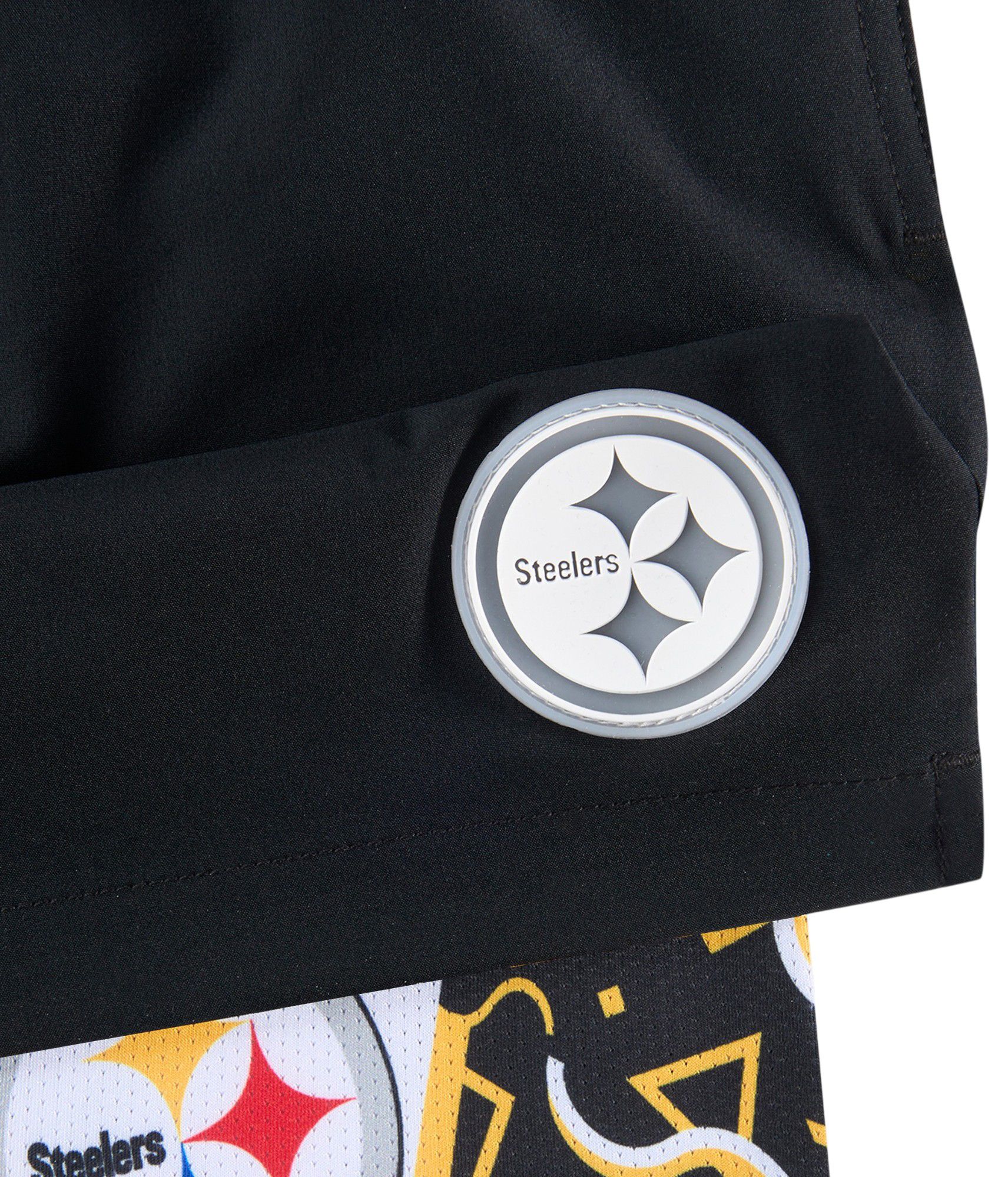 chubbies Men's Pittsburgh Steelers Black Secret Swim Trunks product image