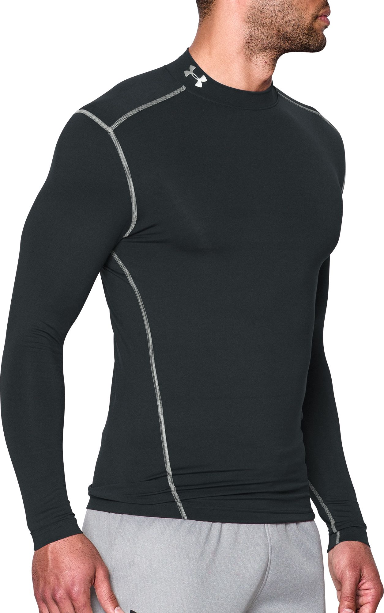 mens under armour mock turtleneck