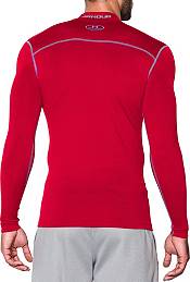 Under Armour ColdGear Armour Long Sleeve Compression Mock  Top - White