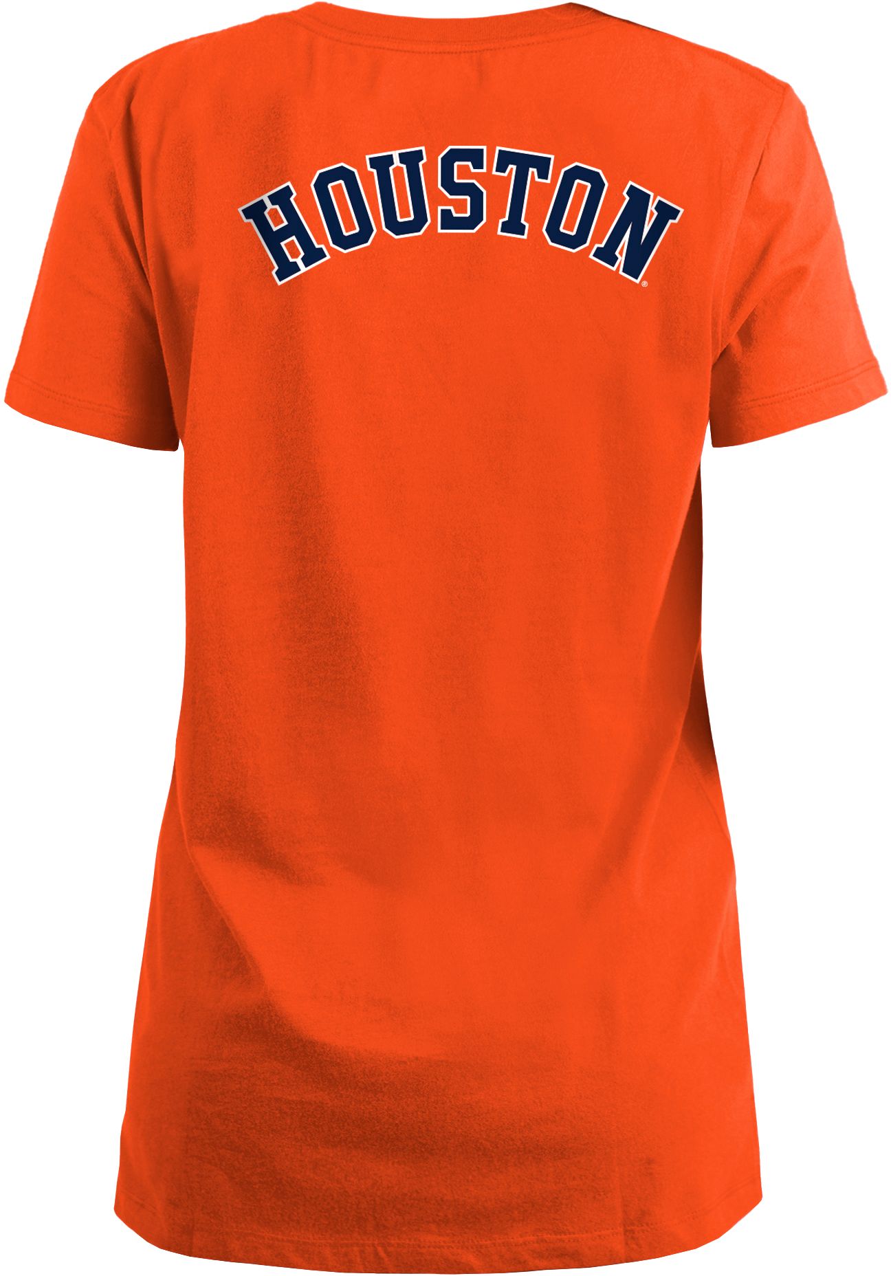New Era Women's Houston Astros Orange Tri-Blend T-Shirt product image