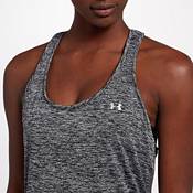 Under Armour Women's Standard Tech Twist Tank Top, (628)  Beta/Pomegranate/Metallic Silver, X-Small,  price tracker /  tracking,  price history charts,  price watches,  price  drop alerts