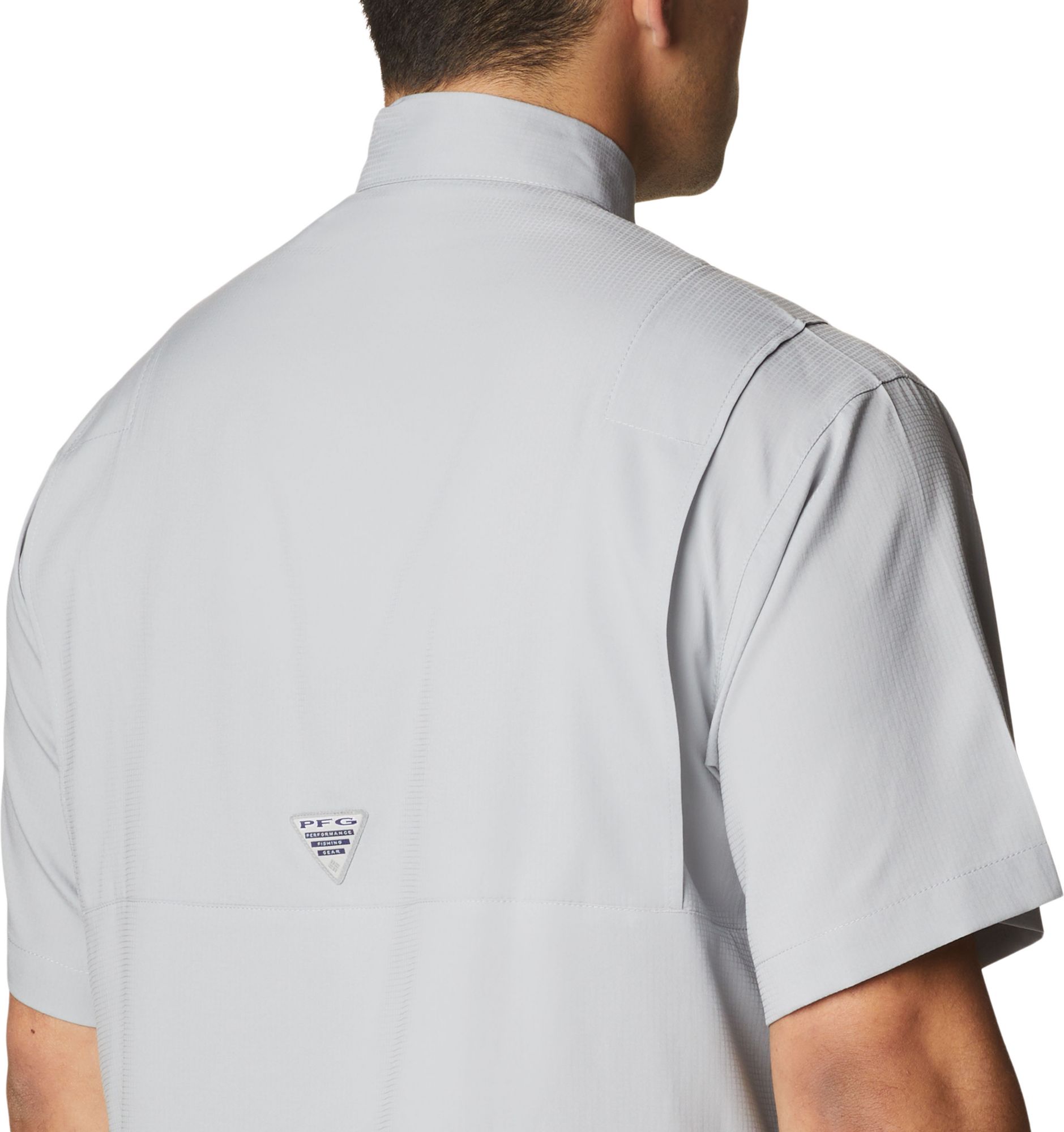 Columbia Men's Georgia Bulldogs Grey Tamiami Short Sleeve Shirt product image